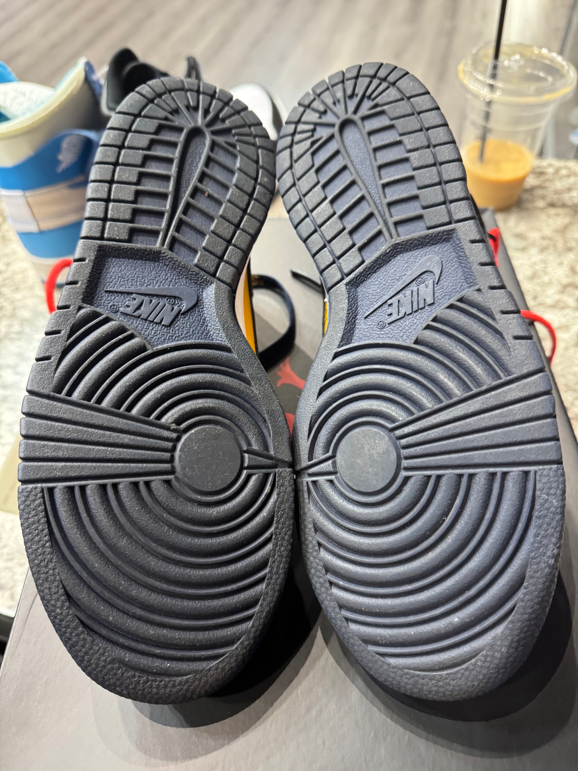 Nike Dunk Low Off-White University Gold (NO BOX)