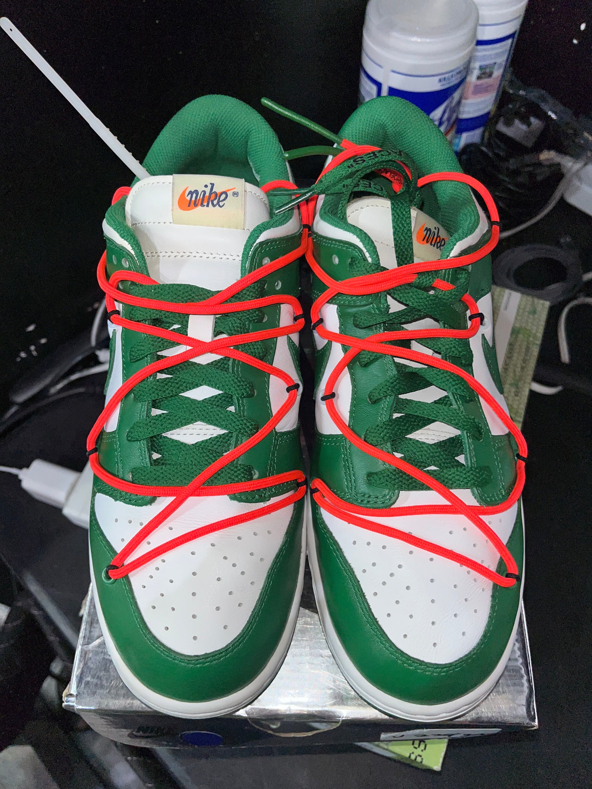 Nike Dunk Low Off-White Pine Green