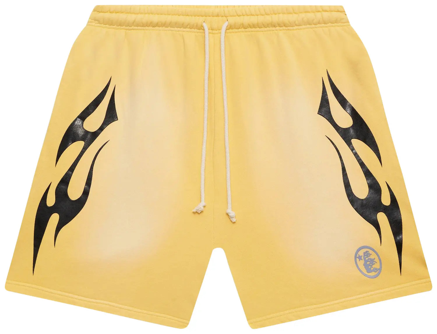 Hellstar Flame Shorts Yellow – Coolkicks