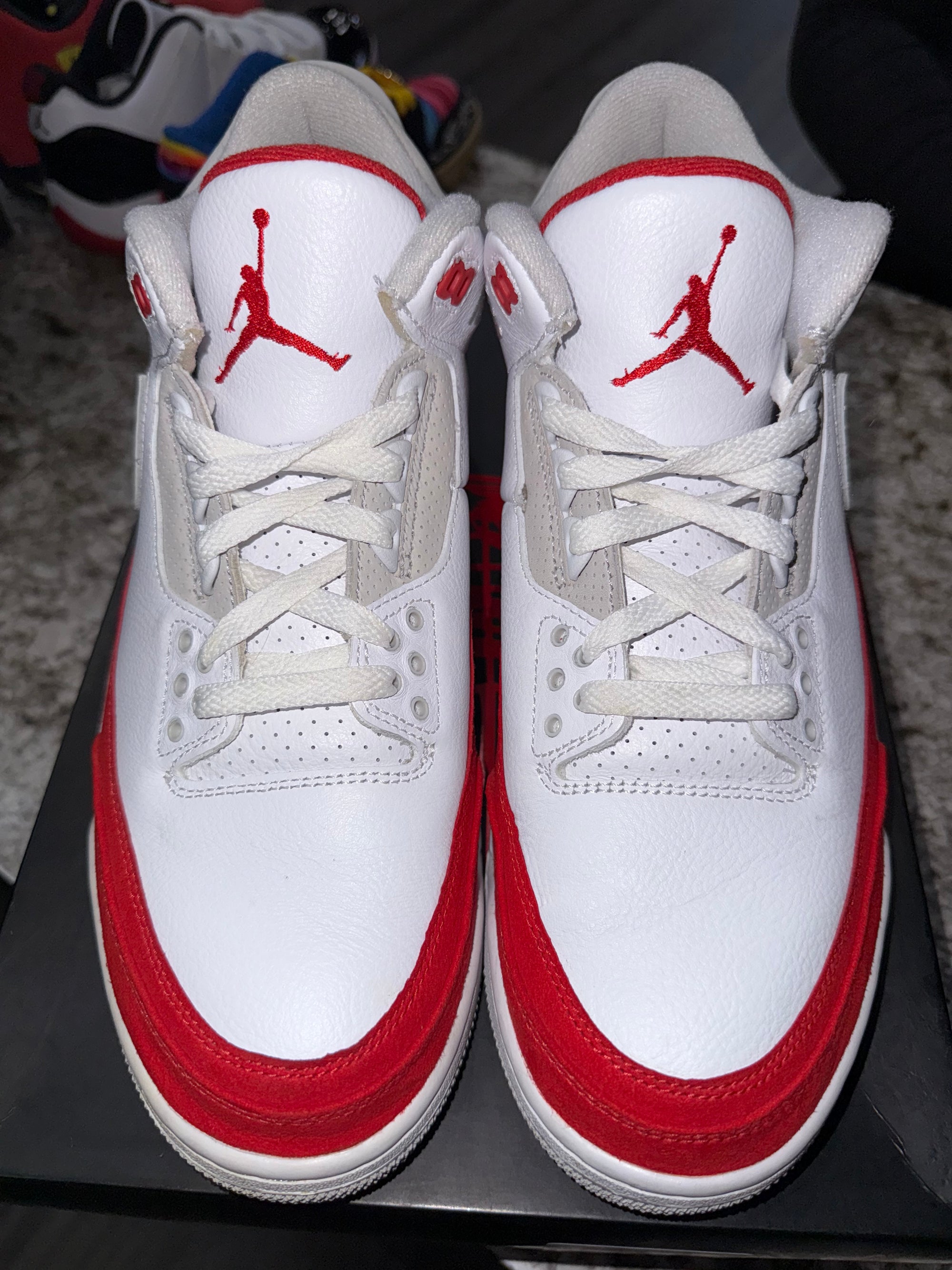 Jordan 3 Retro Tinker White University Red