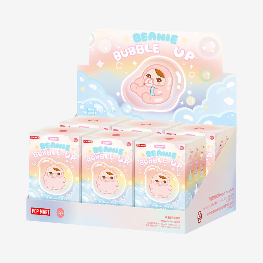 Pop Mart Pucky Beanie Bubble Up Series Sealed Case (6 Blind Box)