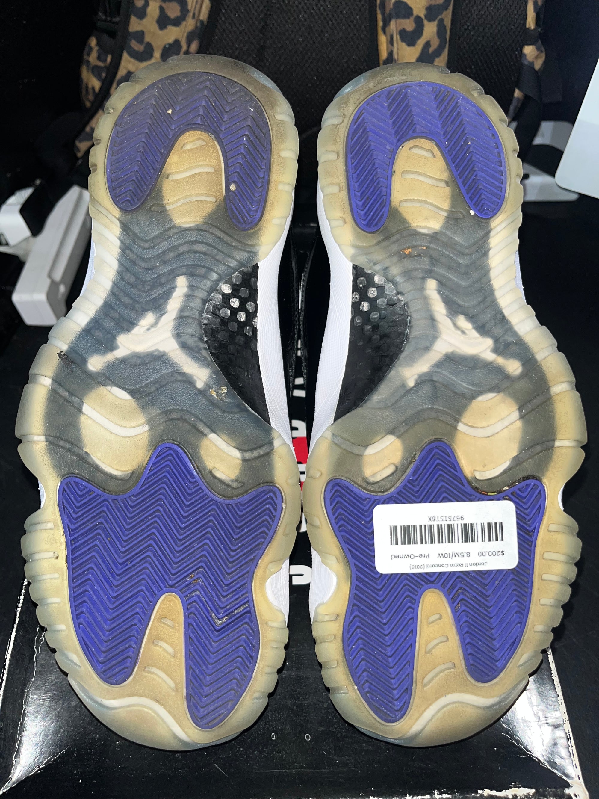 Jordan 11 Retro Concord (2018) (DAMAGED BOX)