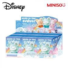 Miniso Disney Mickey Head in Clouds Vinyl Plush Pendant Sealed Case (6 Blind Box)
