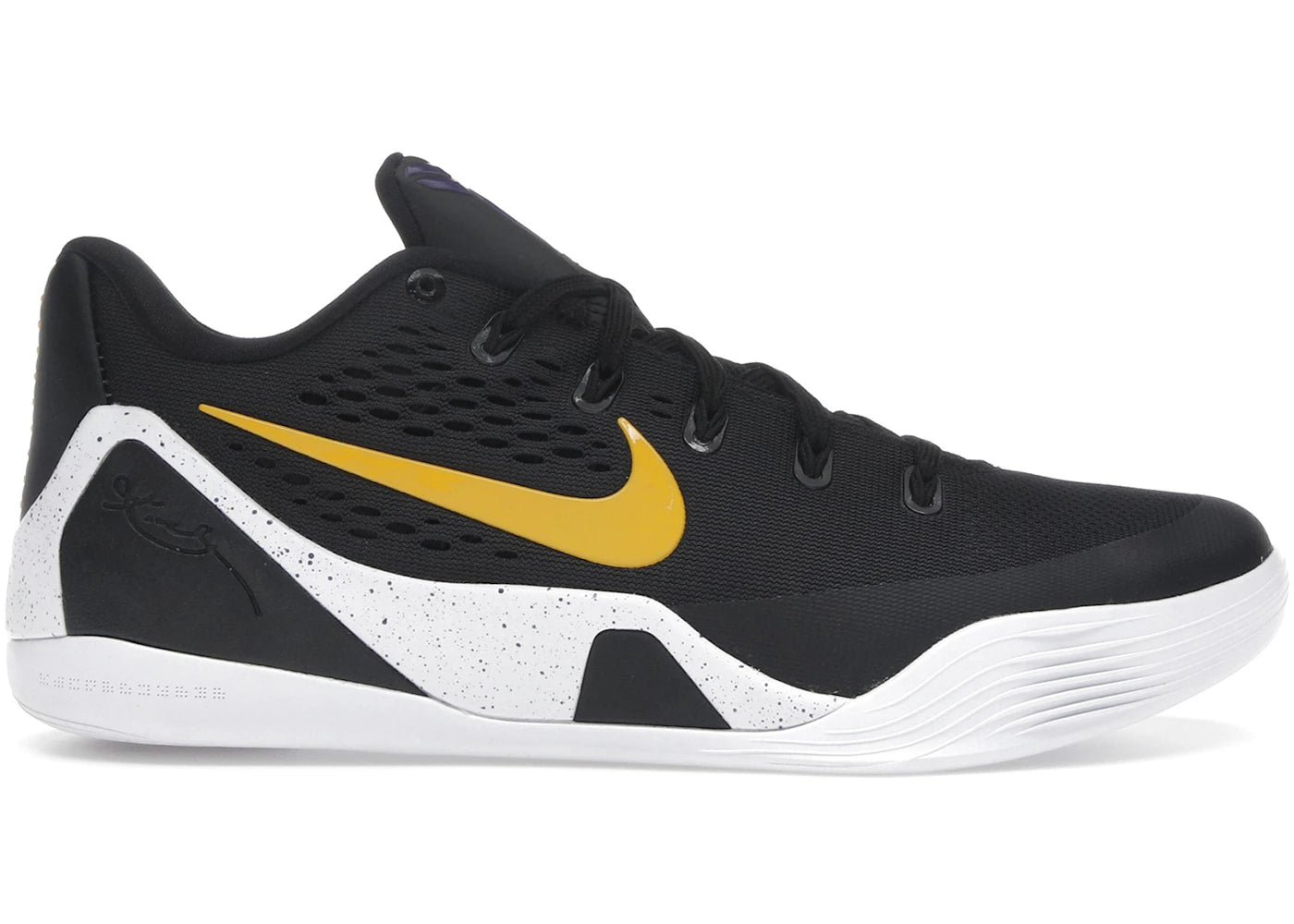 Nike Kobe 9 EM Low Protro TB Black University Gold (YARDSALE)