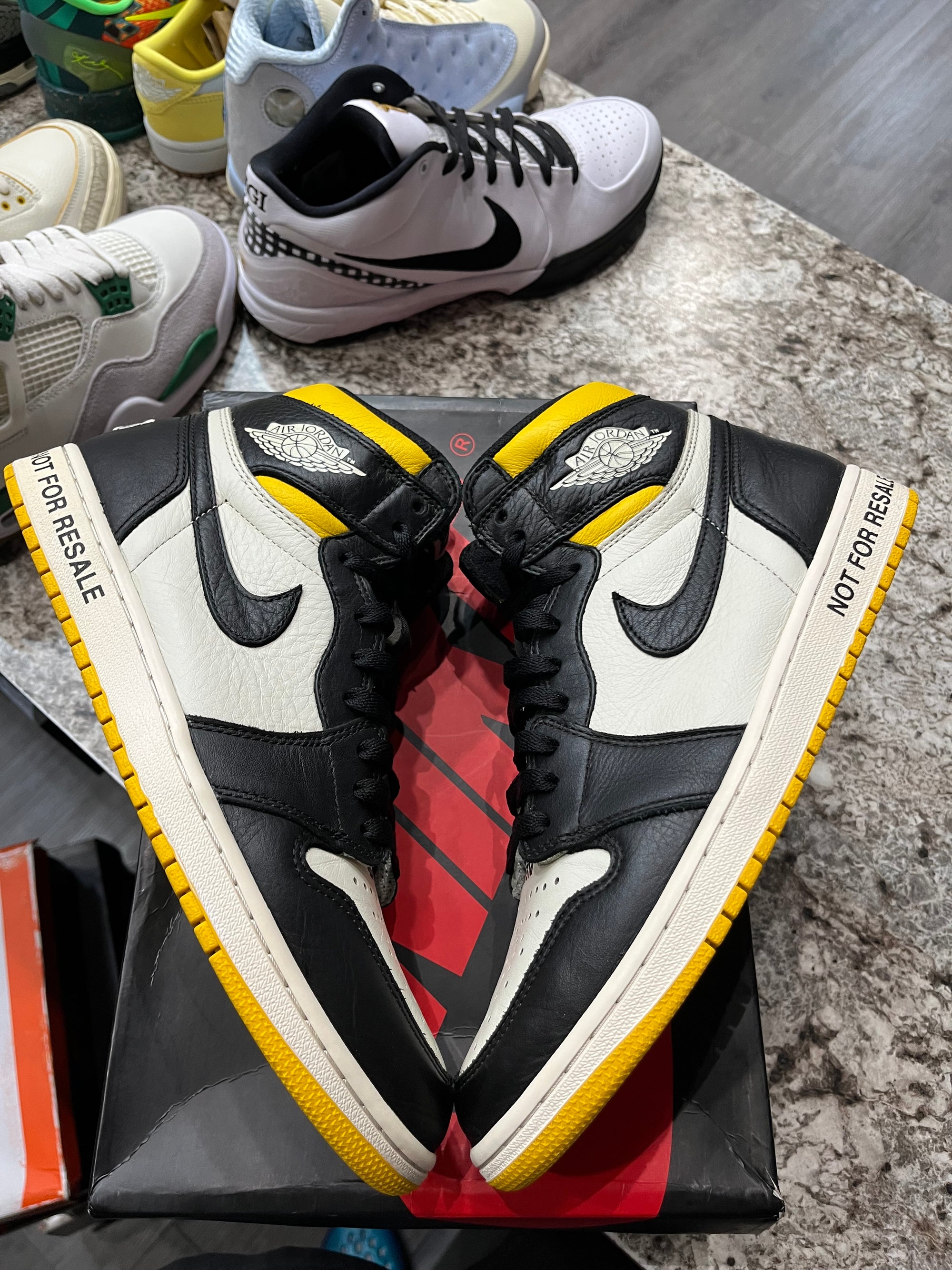 Jordan 1 Retro High Not for Resale Varsity Maize