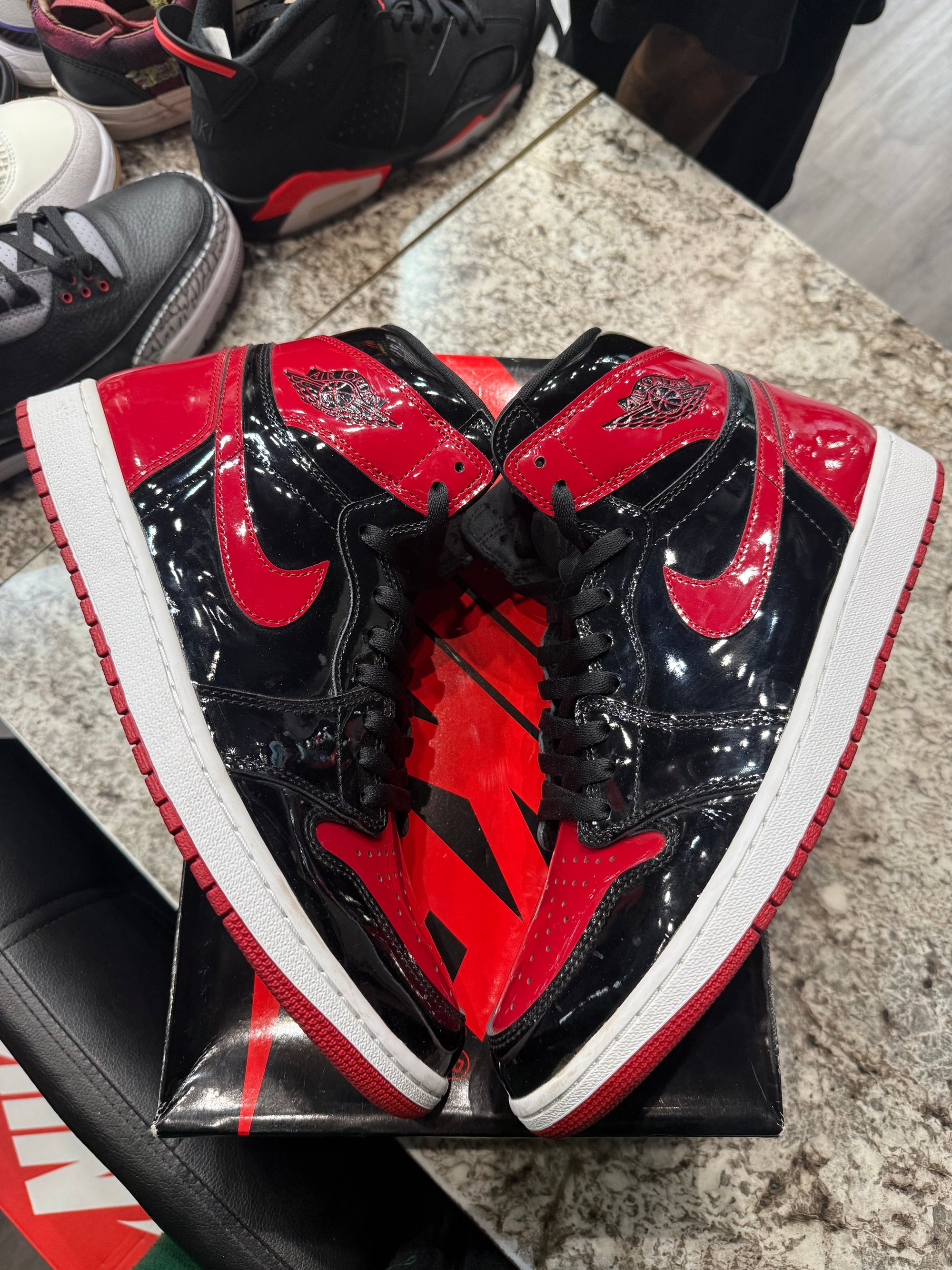 Jordan 1 Retro High OG Patent Bred (YARD SALE)