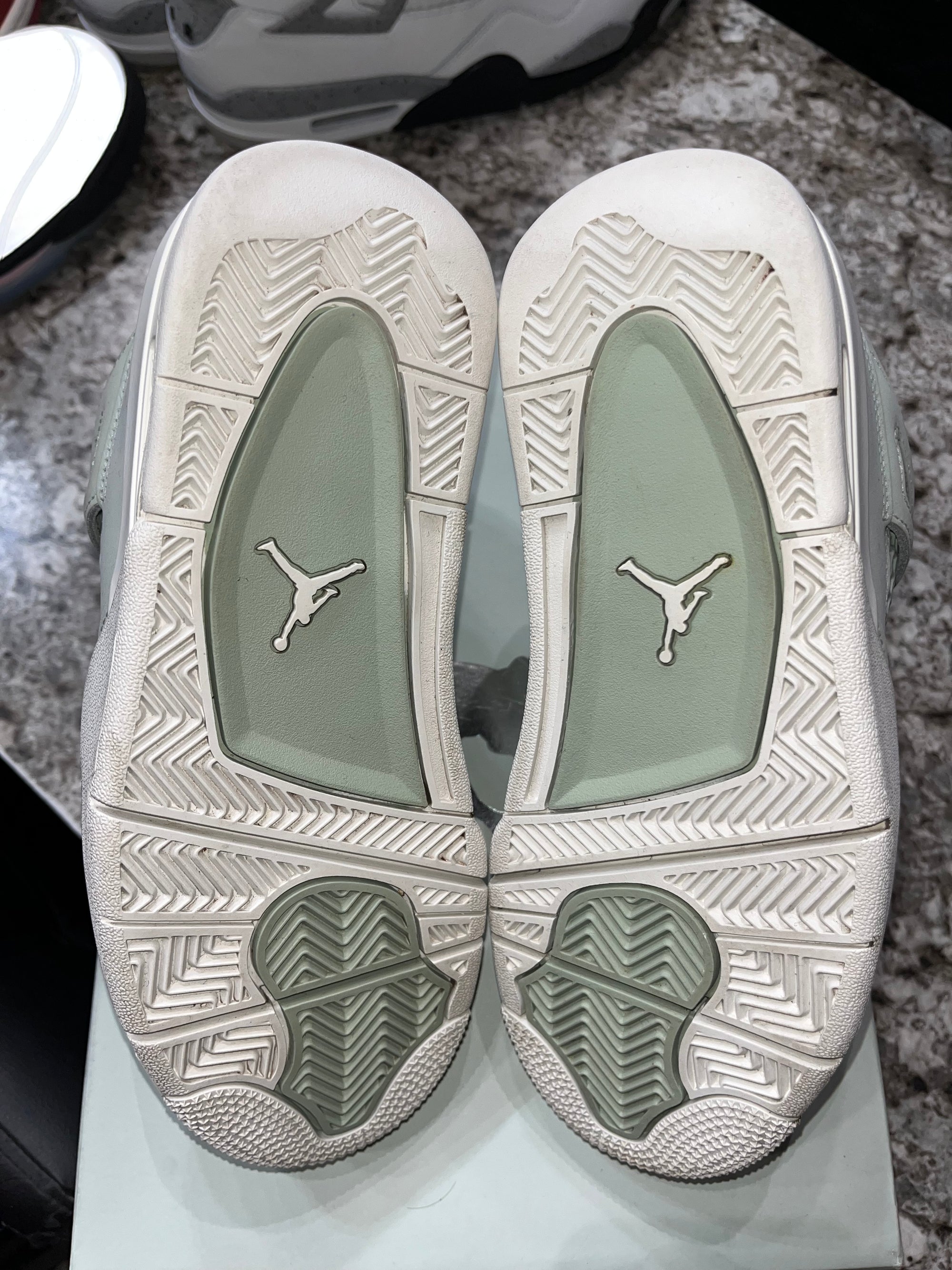 Jordan 4 Retro Seafoam Sail (Women's)