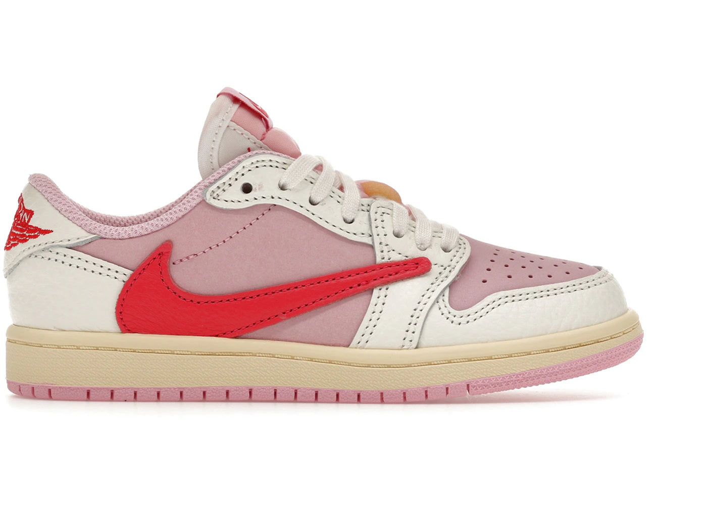 Jordan 1 Retro Low OG SP Travis Scott Sail Tropical Pink (PS 