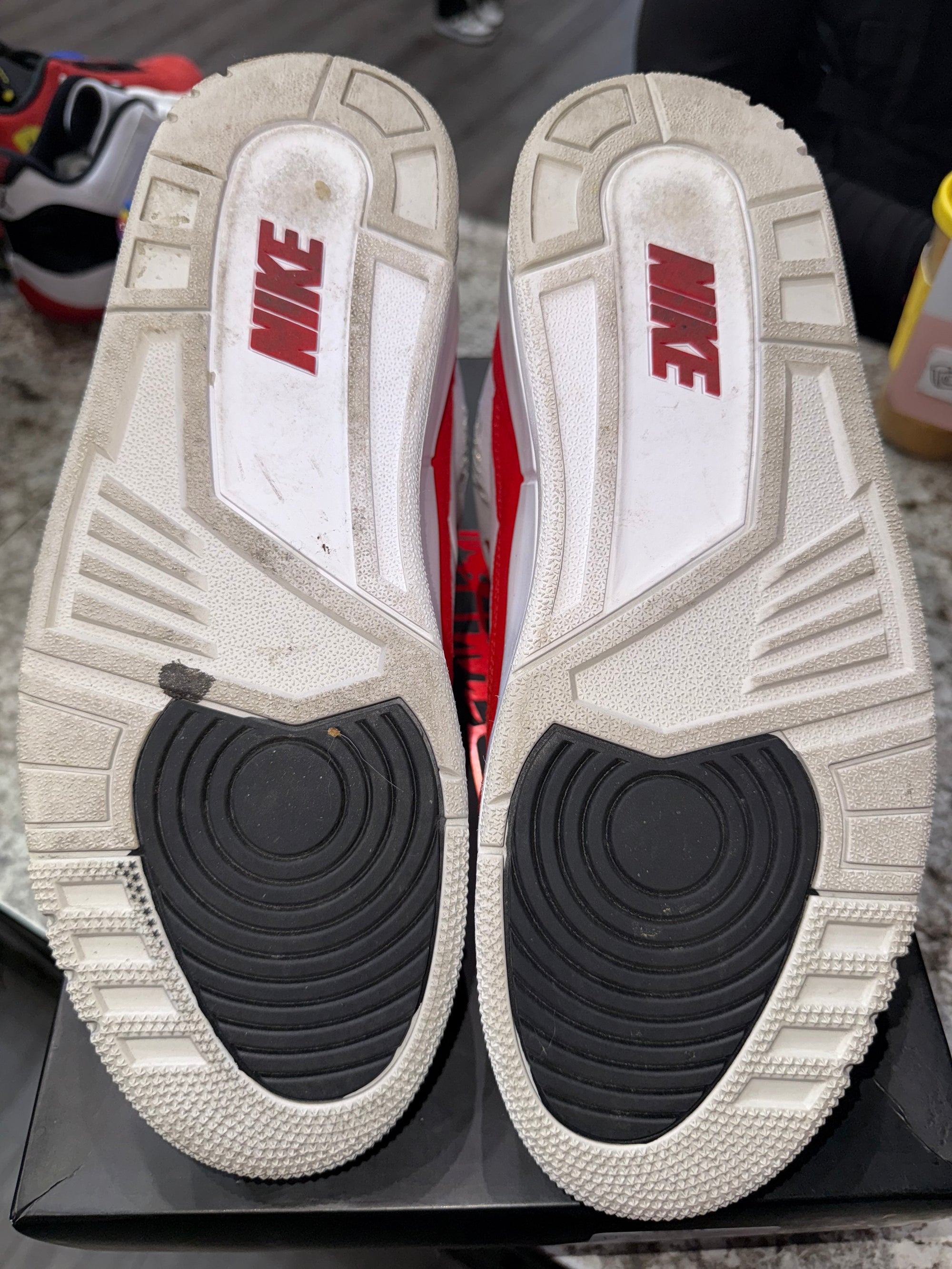 Jordan 3 Retro Tinker White University Red