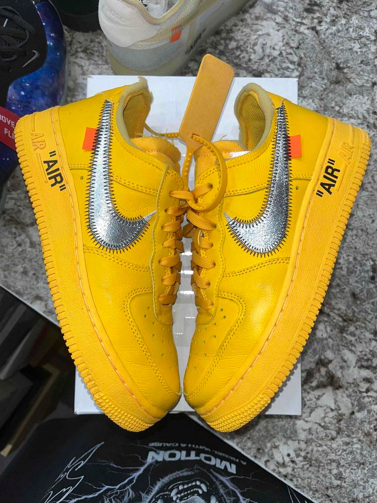 Nike Air Force 1 Low Off-White ICA University Gold