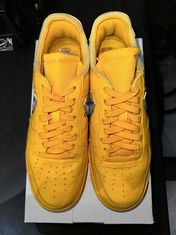 Nike Air Force 1 Low Off-White ICA University Gold