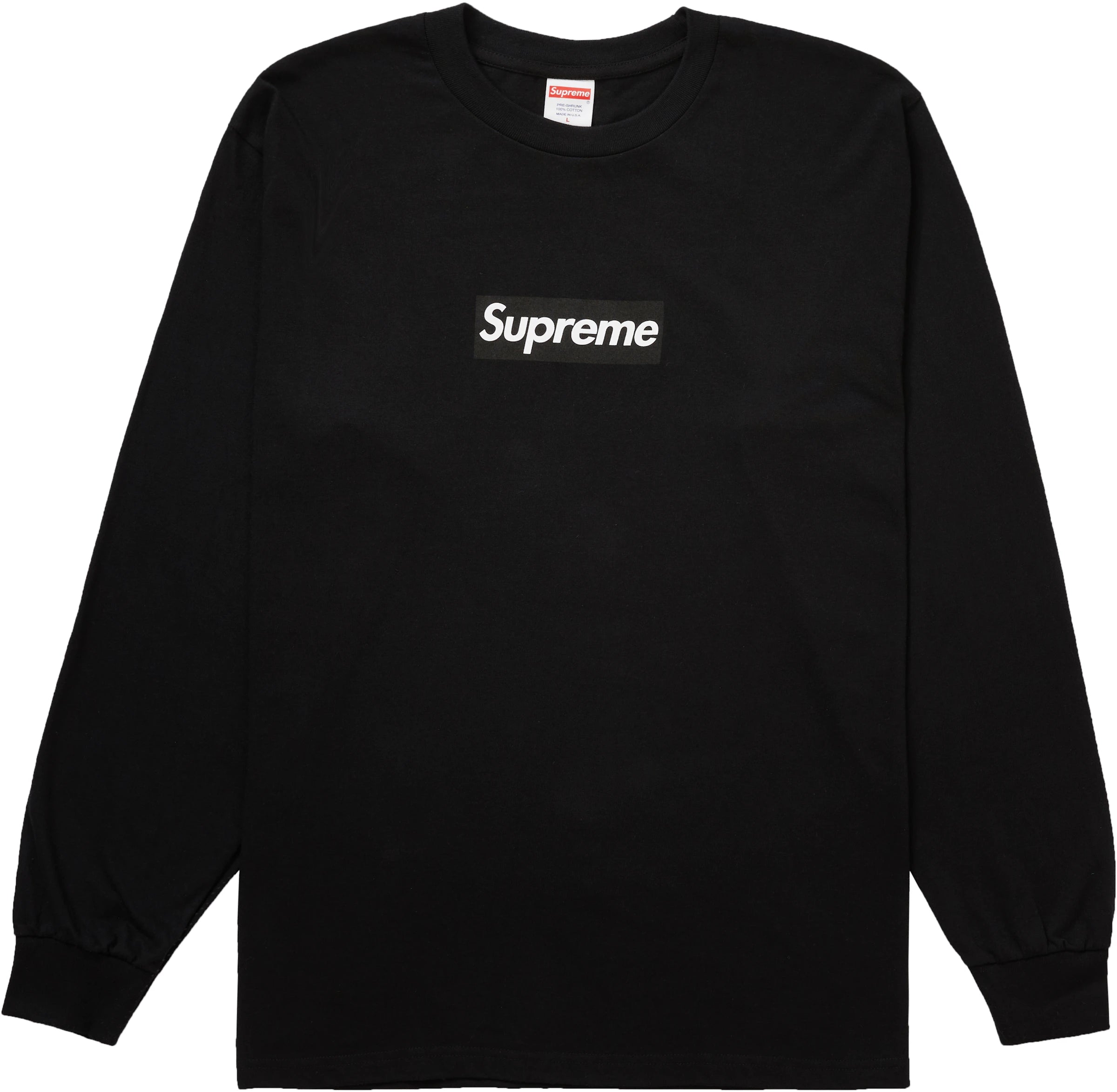 Supreme Box Logo L/S Tee Black – Coolkicks