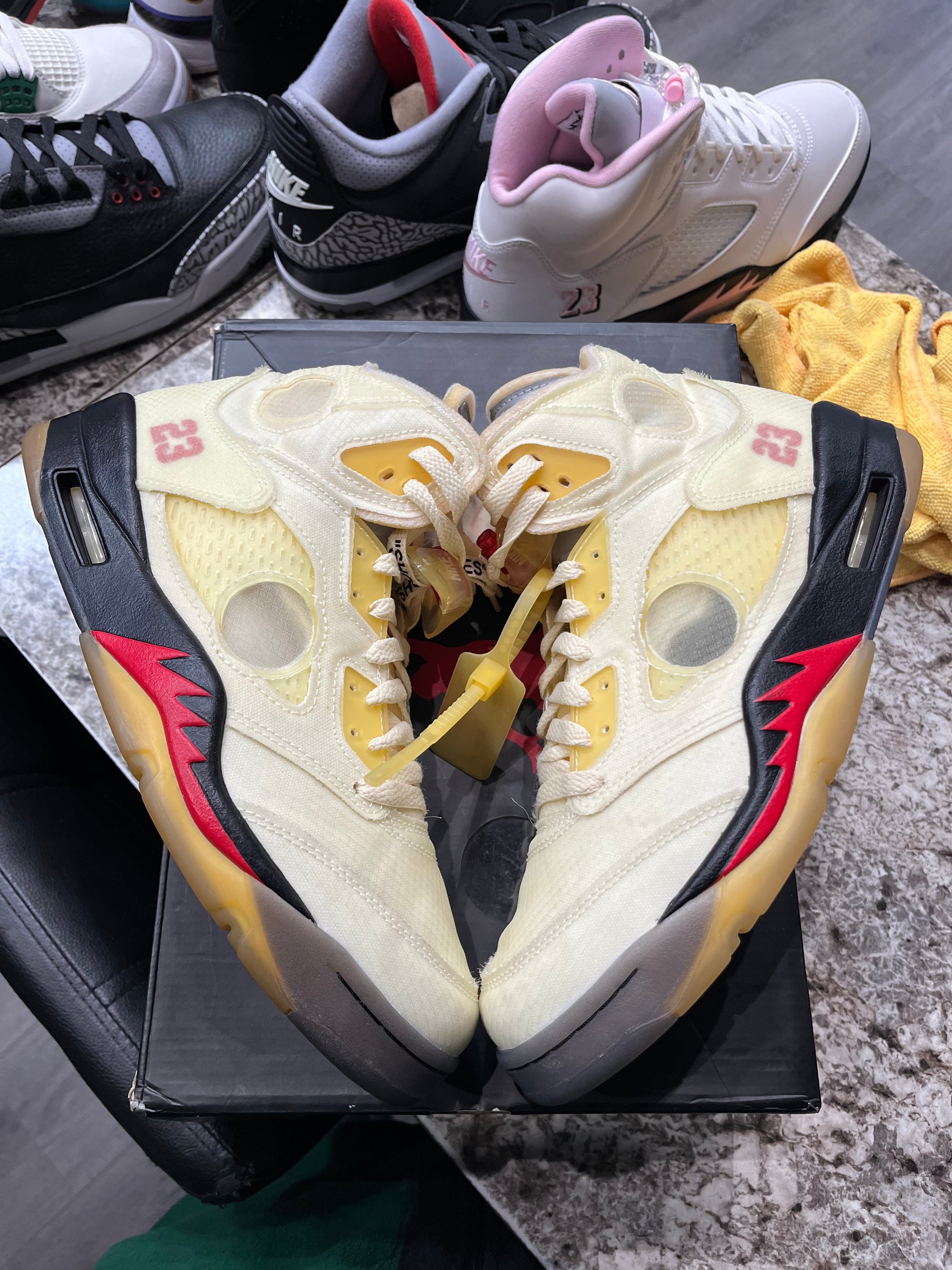 Jordan 5 Retro Off-White Sail