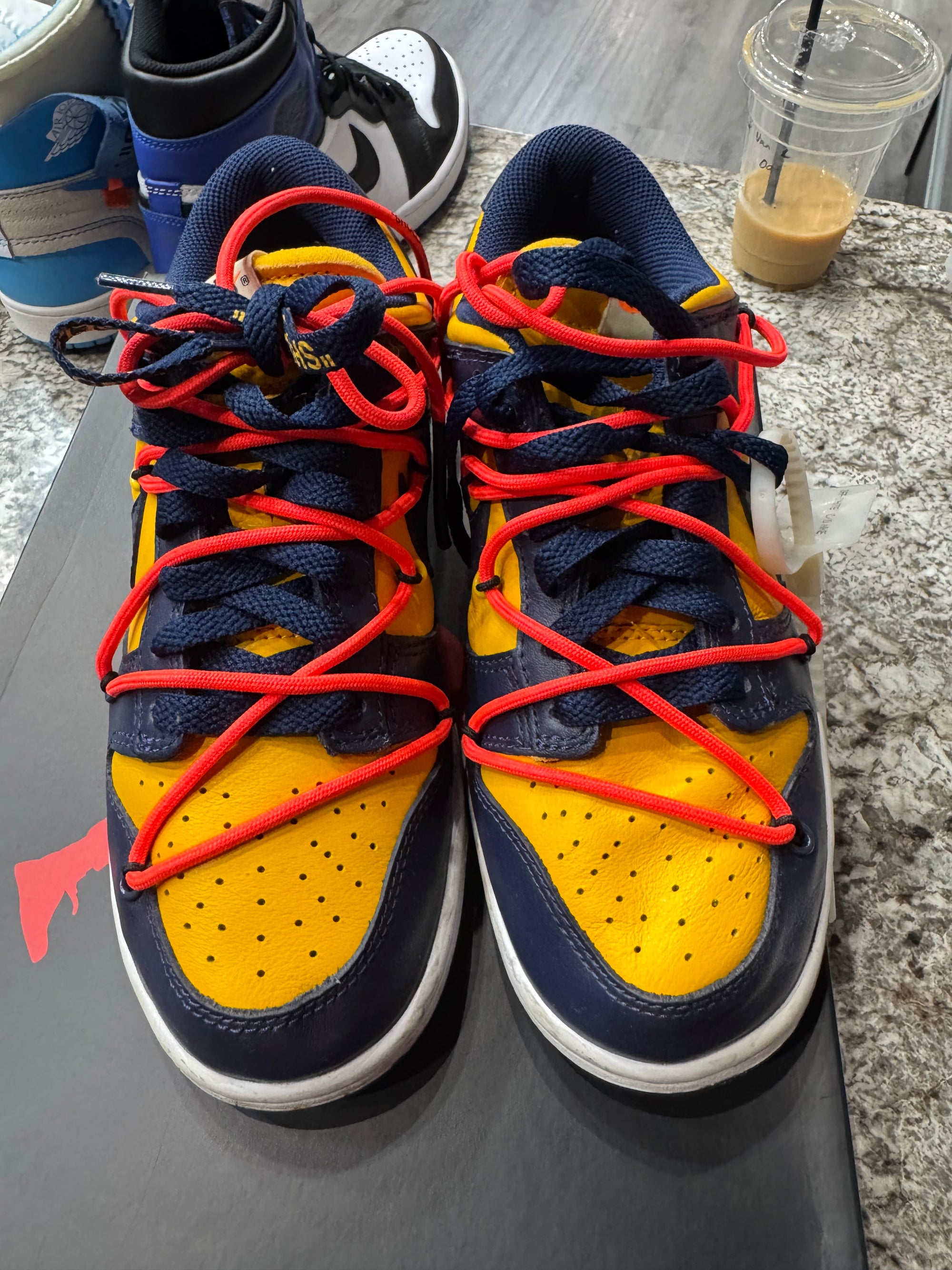 Nike Dunk Low Off-White University Gold (NO BOX)