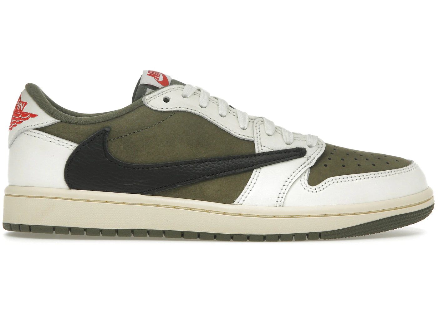 Jordan 1 Retro Low OG SP Travis Scott Medium Olive (Damaged Box)
