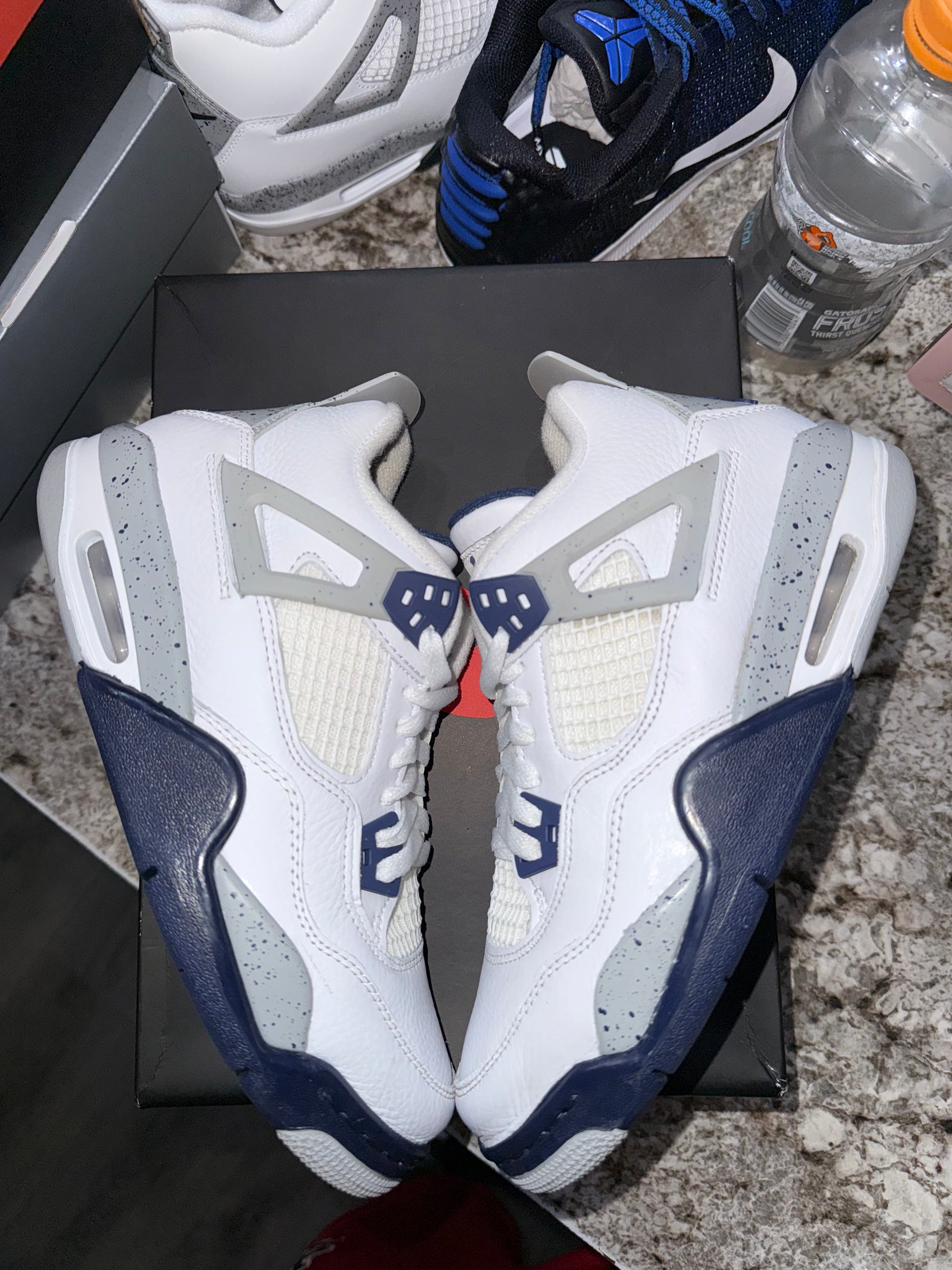 Jordan 4 Retro Midnight Navy (GS)