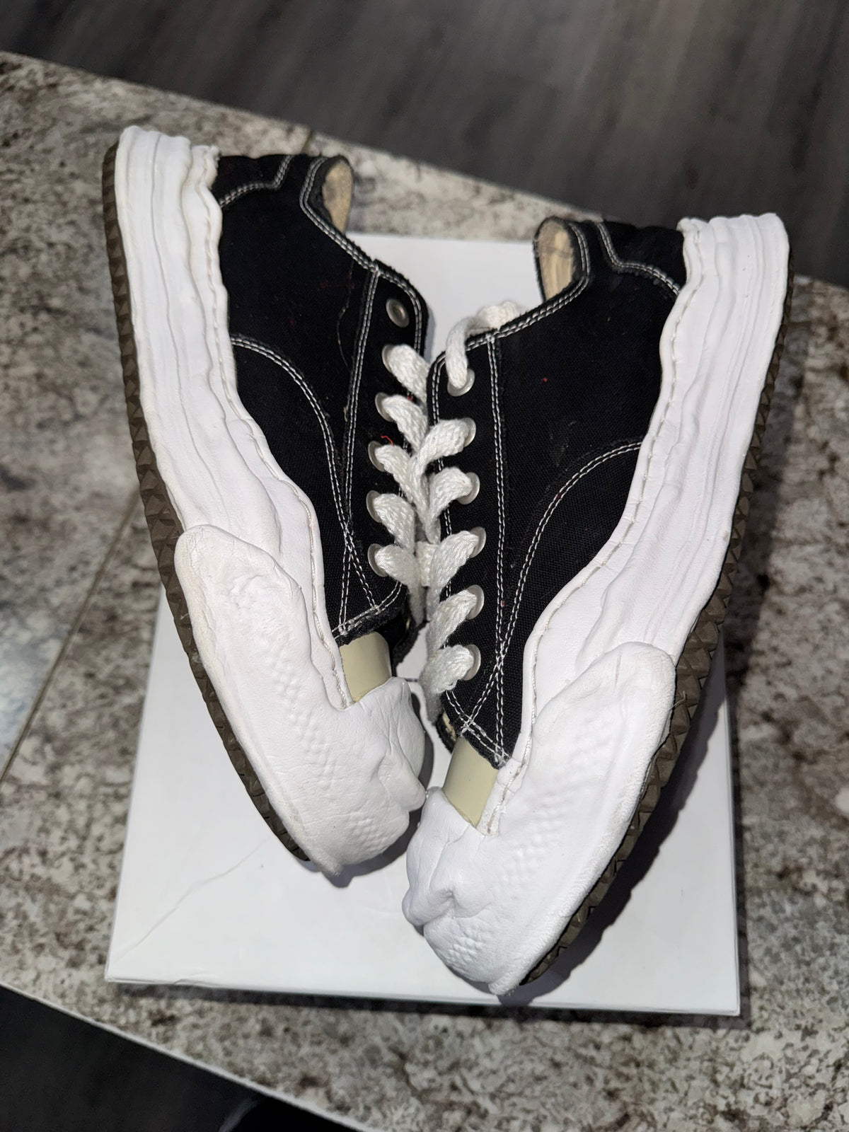 Maison Mihara Yasuhiro Hank OG Sole Canvas Low Black