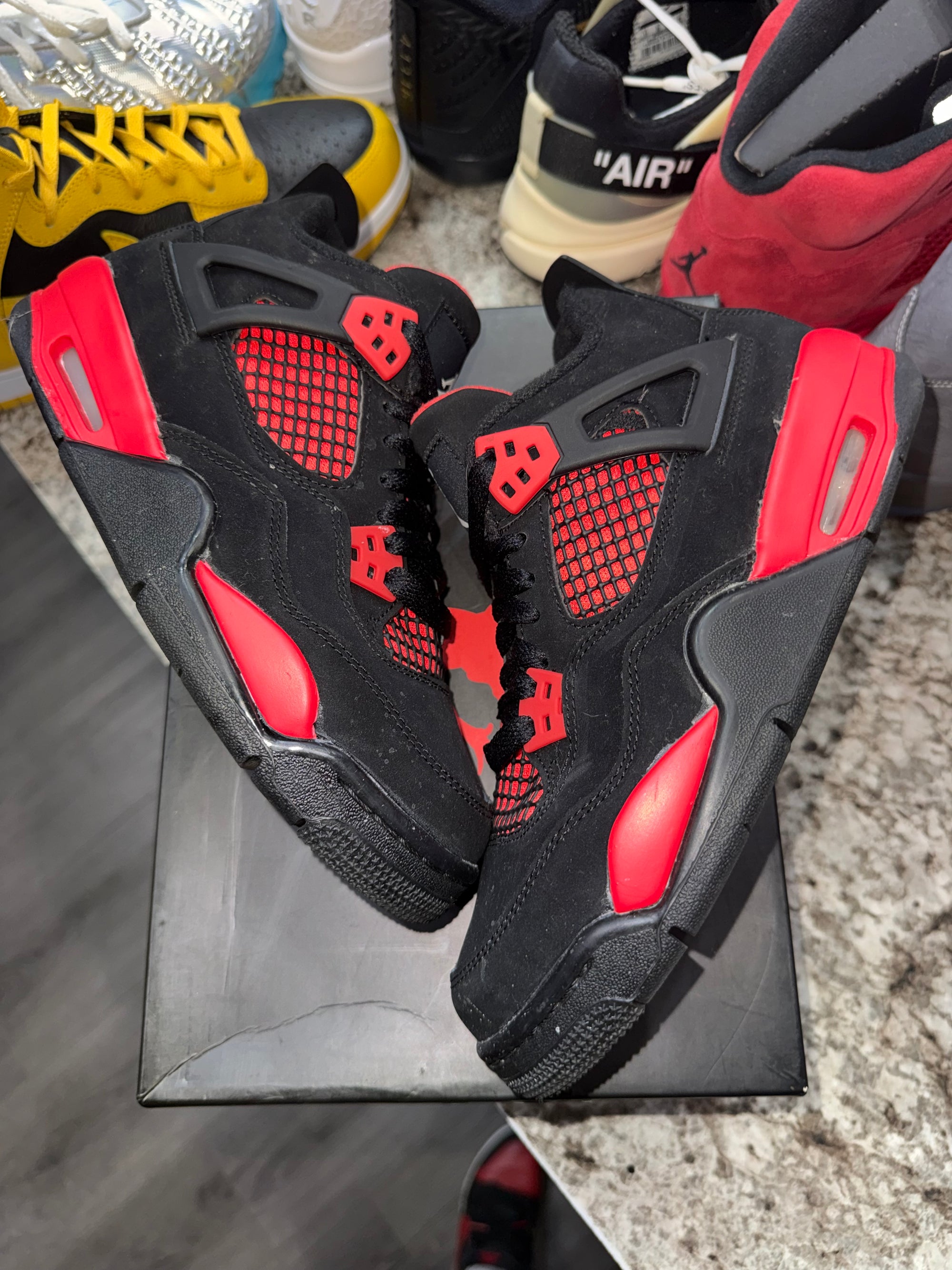 Jordan 4 Retro Red Thunder (GS)