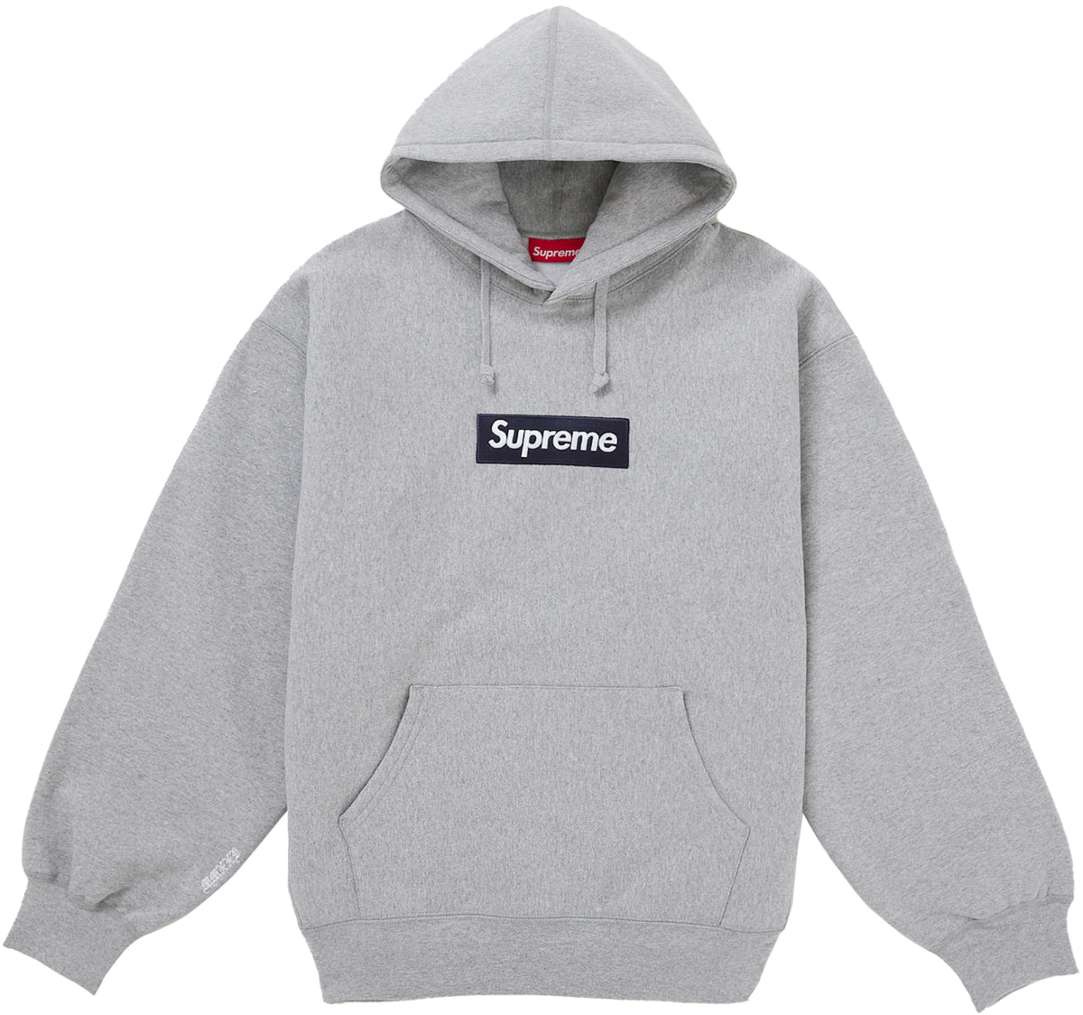 Supreme Box Logo Hooded Sweatshirt (FW25) Heather Grey
