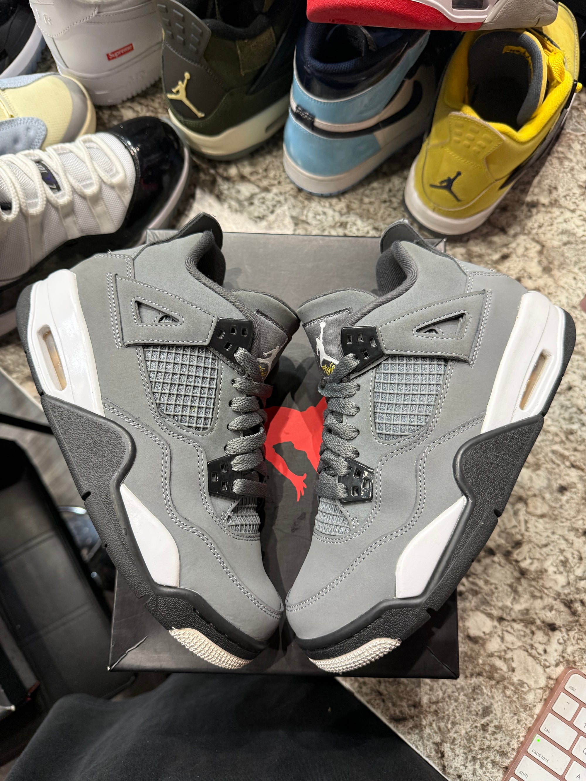 Jordan 4 Retro Cool Grey (2019) (GS)