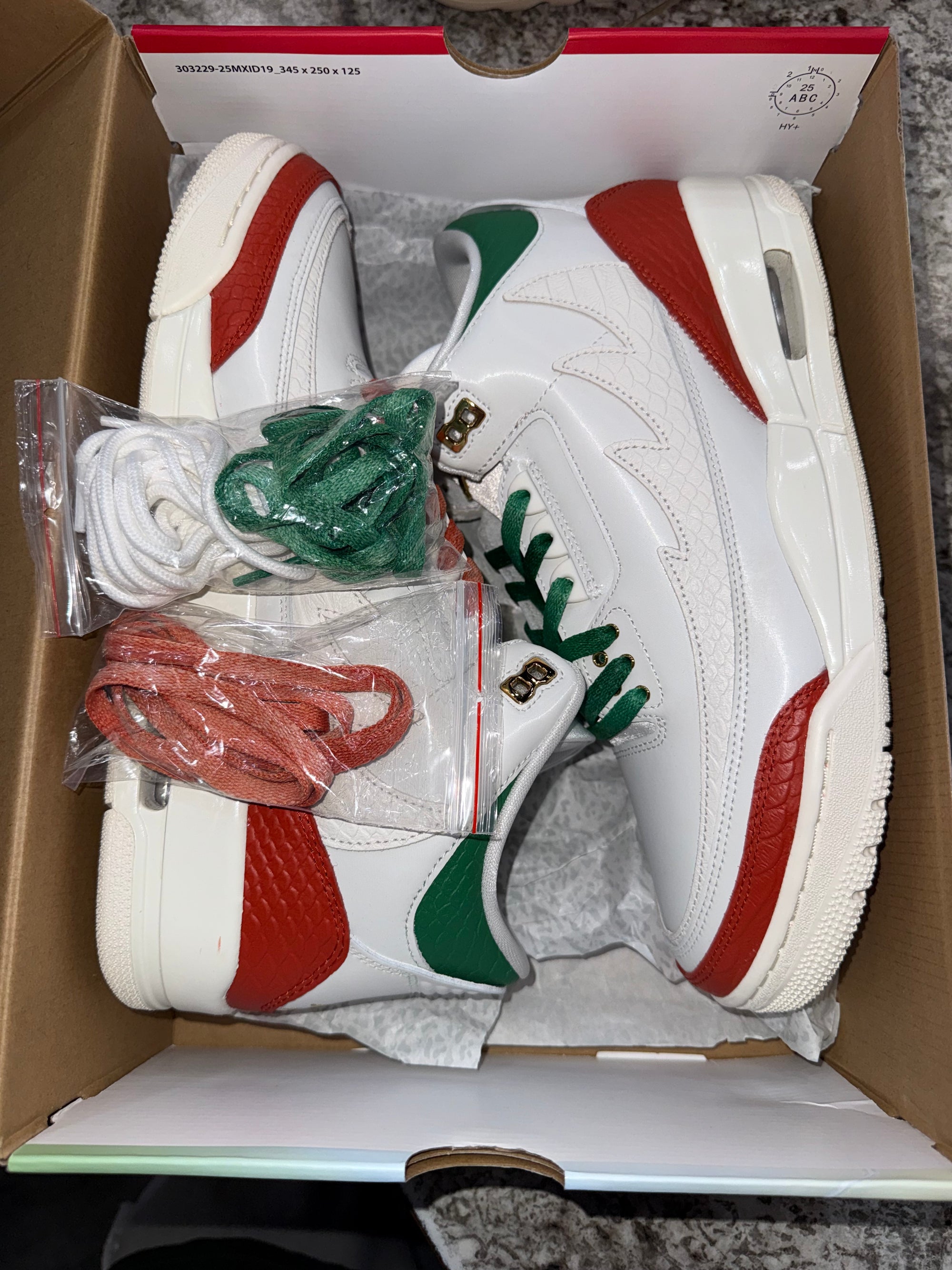 Jordan 3 Retro El Vuelo Summit White