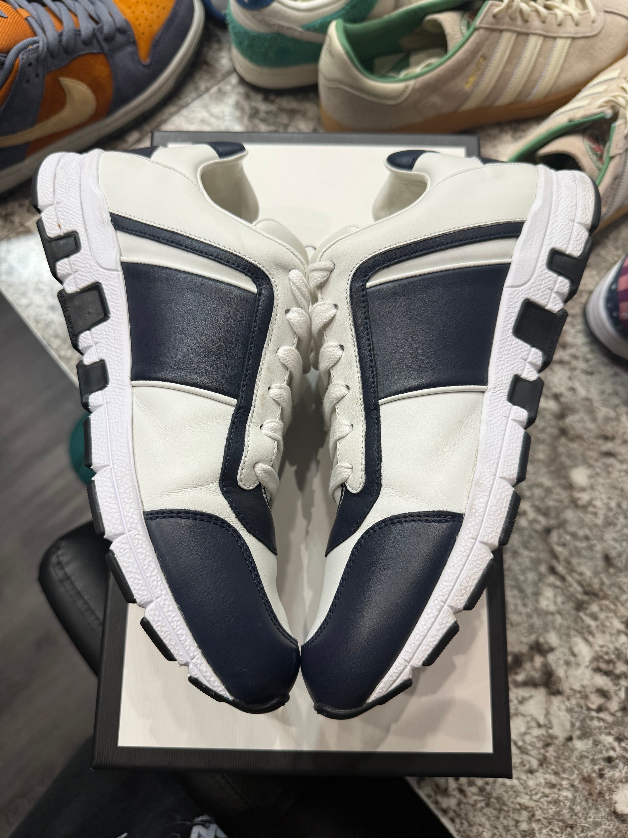 Gucci Leather Low Top Sky Blue