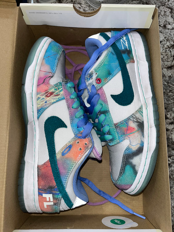 Nike SB Dunk Low Futura Laboratories Bleached Aqua