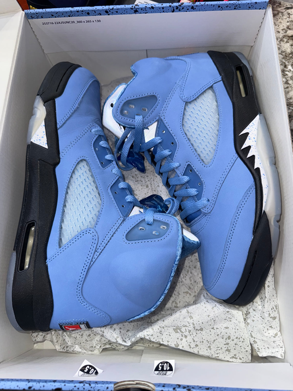 Jordan 5 Retro UNC University Blue