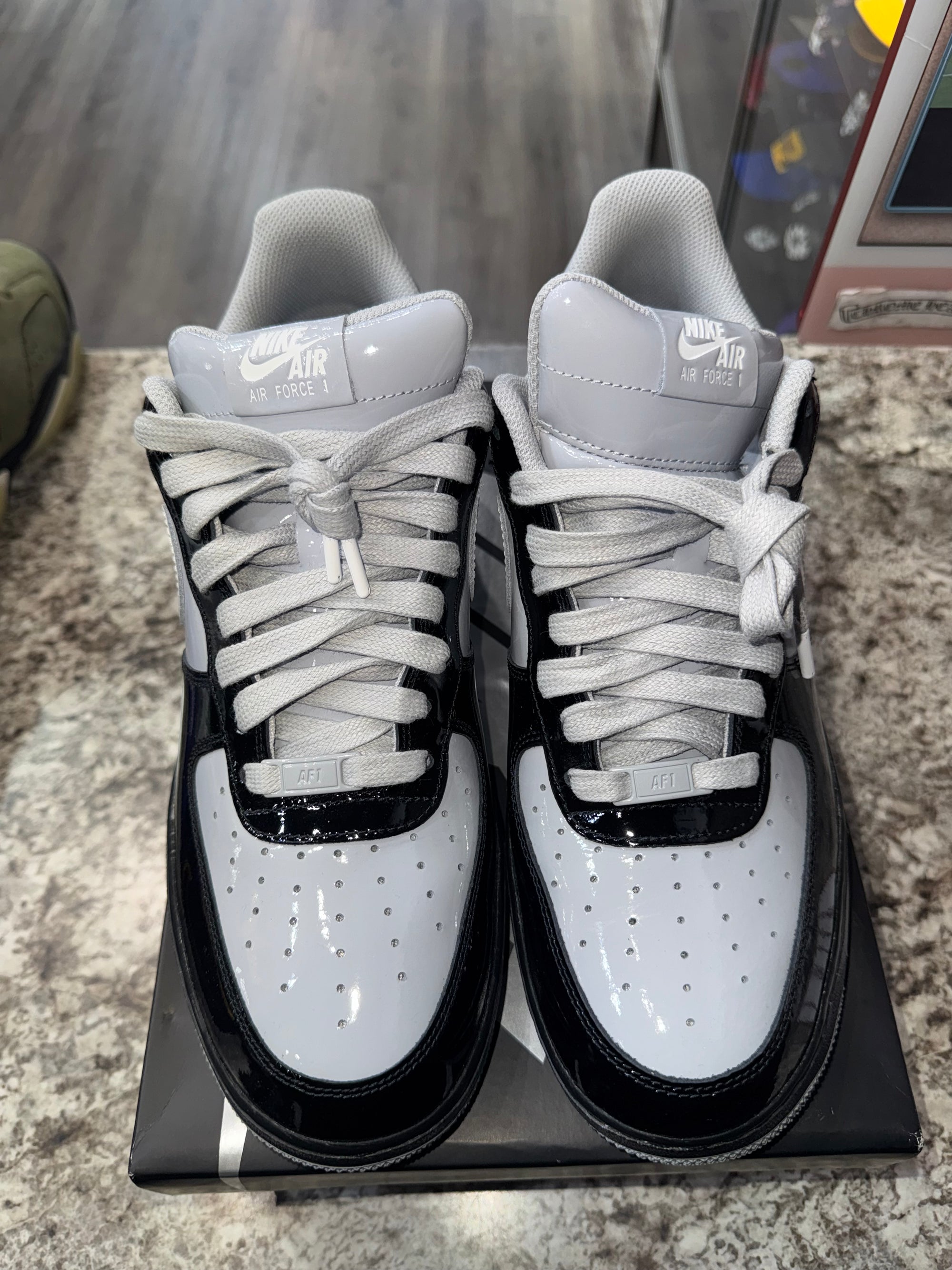 Nike Air Force 1 Low Syna Central Cee Black White Smoke Grey