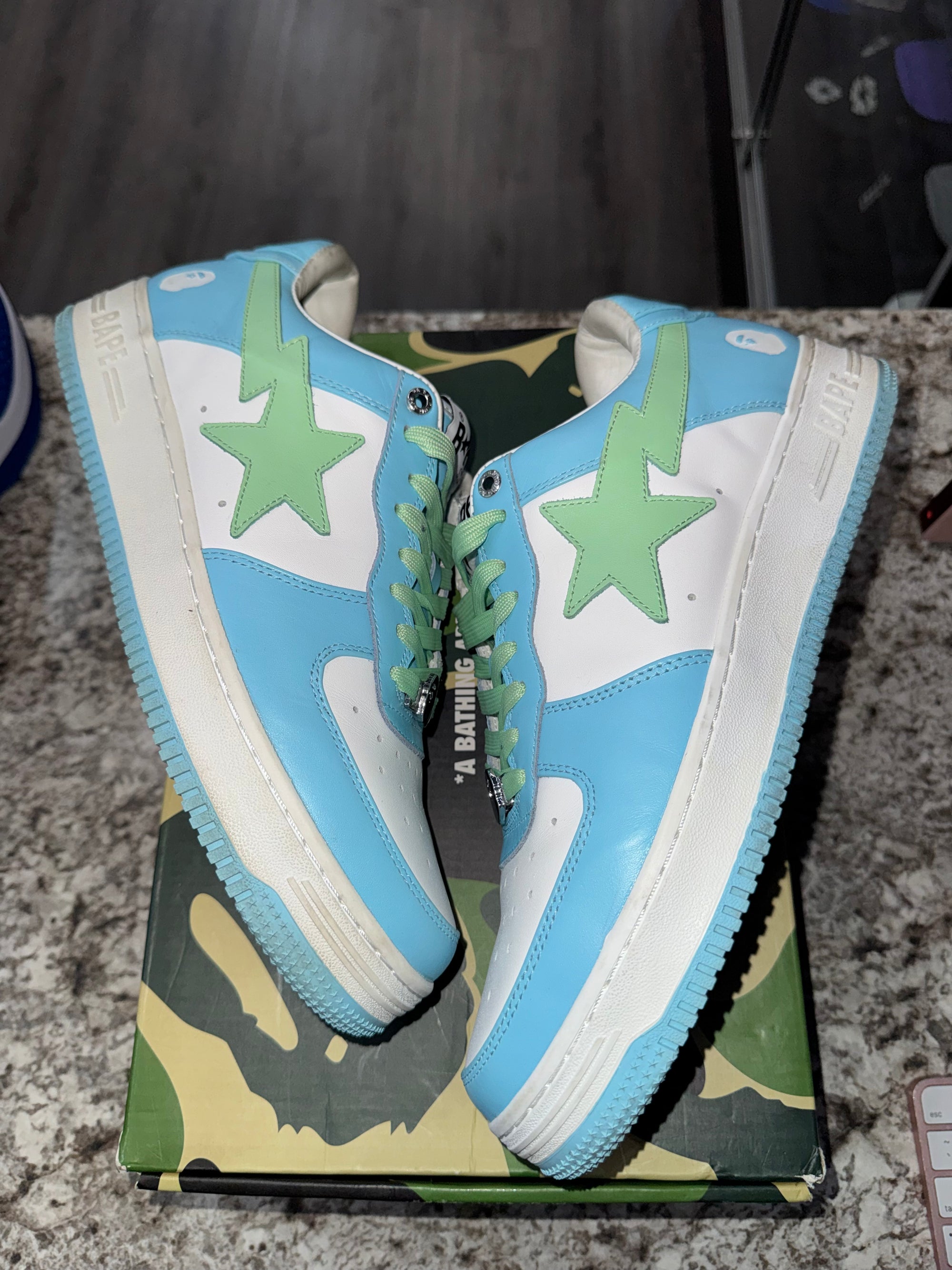 A Bathing Ape Bape Sta Pastel Blue