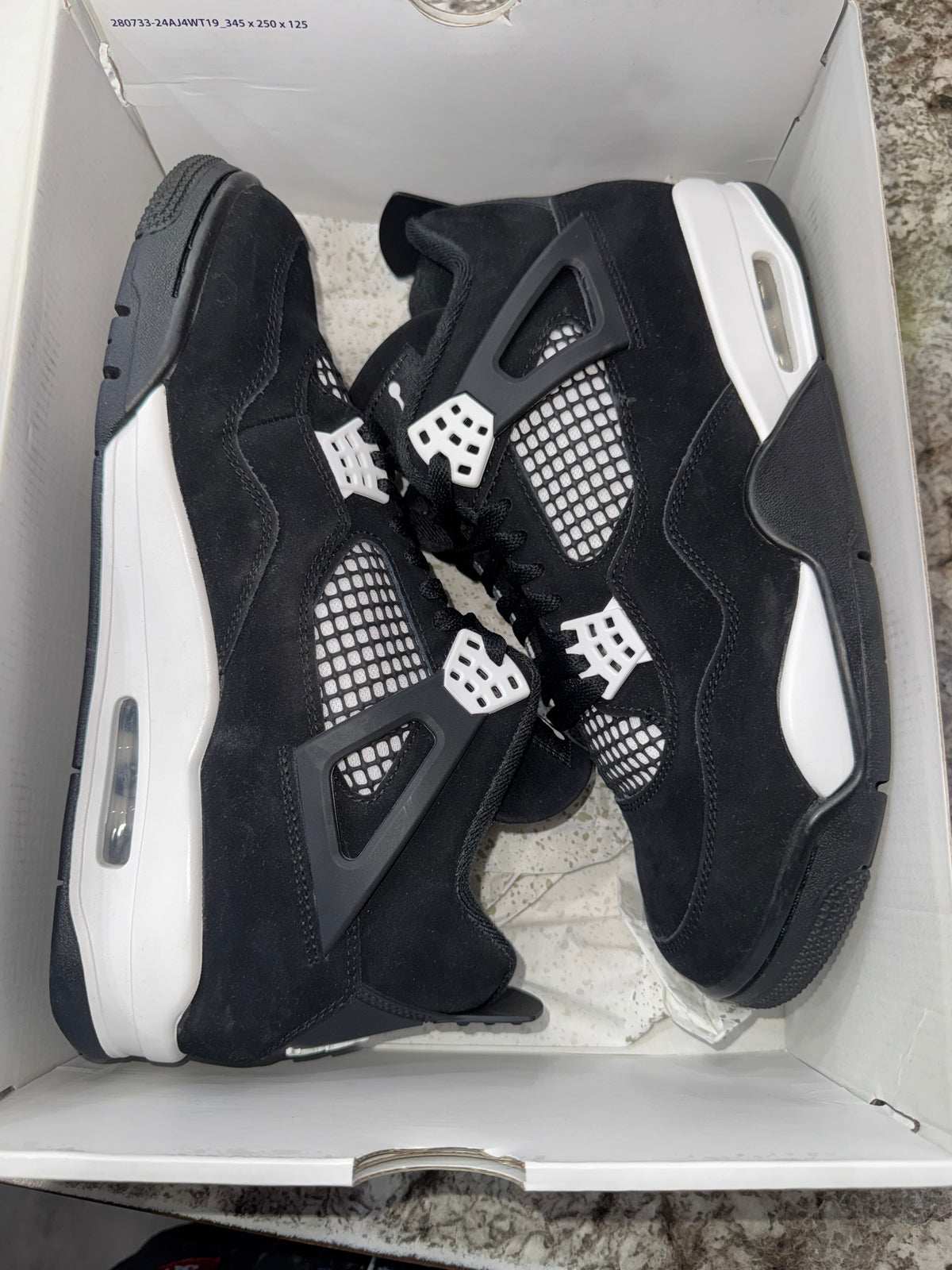 Jordan 4 Retro White Thunder