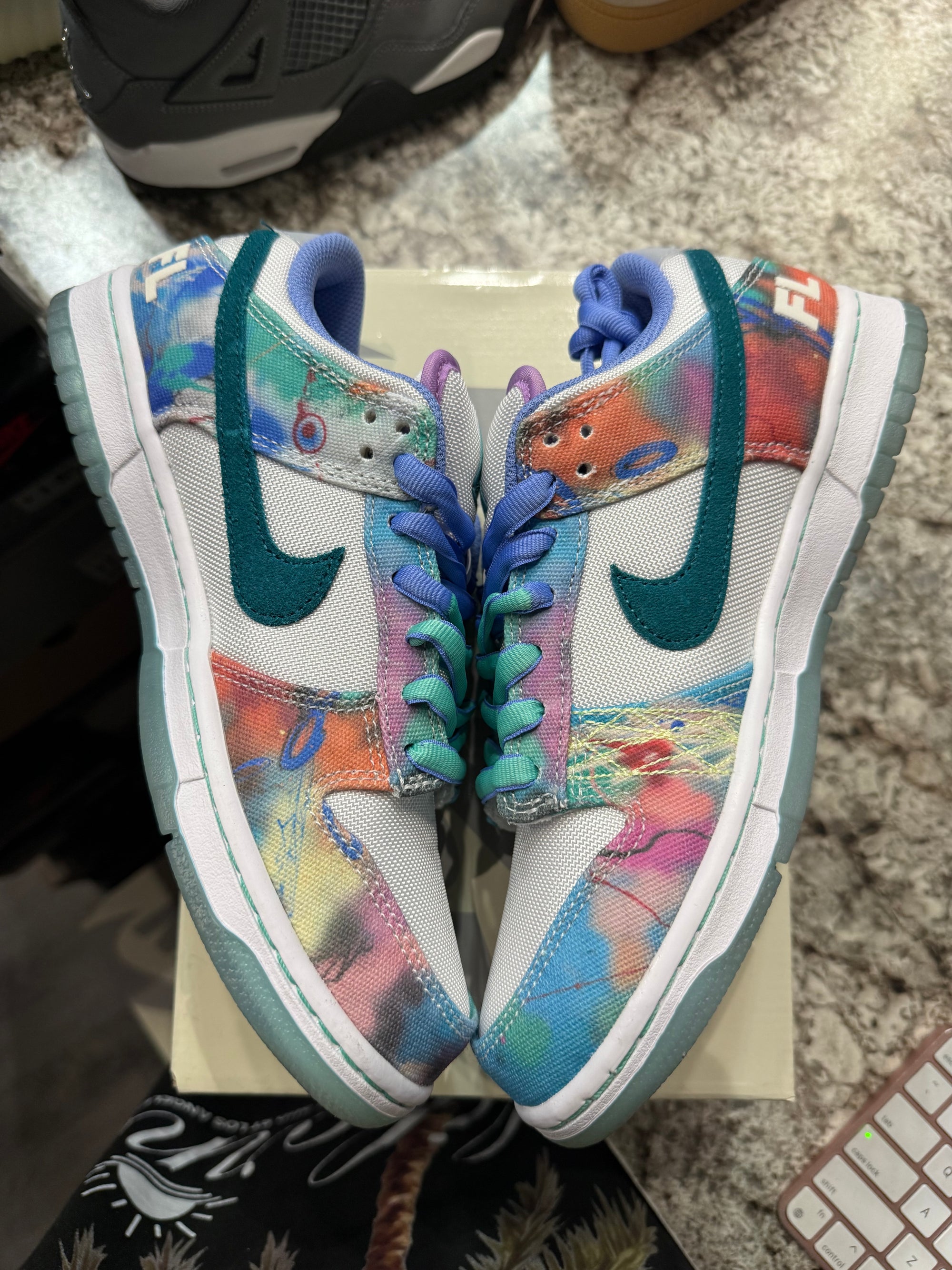 Nike SB Dunk Low Futura Laboratories Bleached Aqua