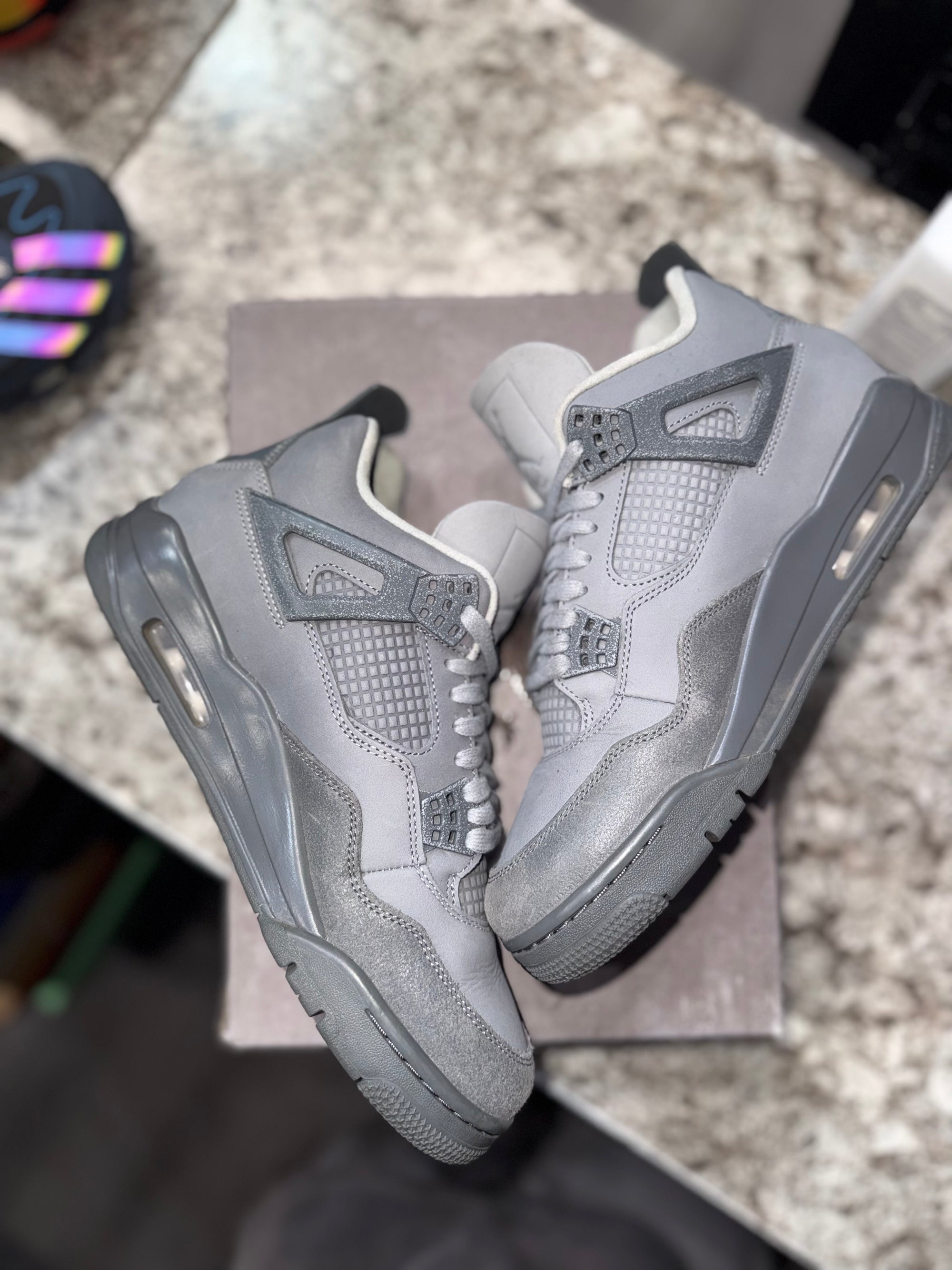 Jordan 4 Retro SE Paris Olympics Wet Cement (NO BOX)