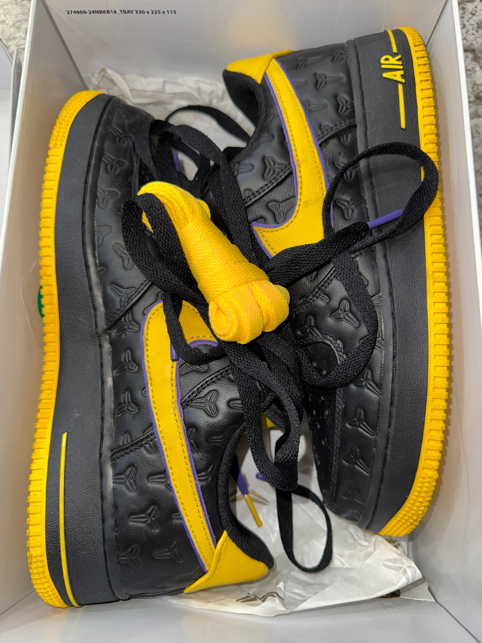 Nike Air Force 1 Low Kobe Bryant Lakers Away (Numbered Edition of 8000)