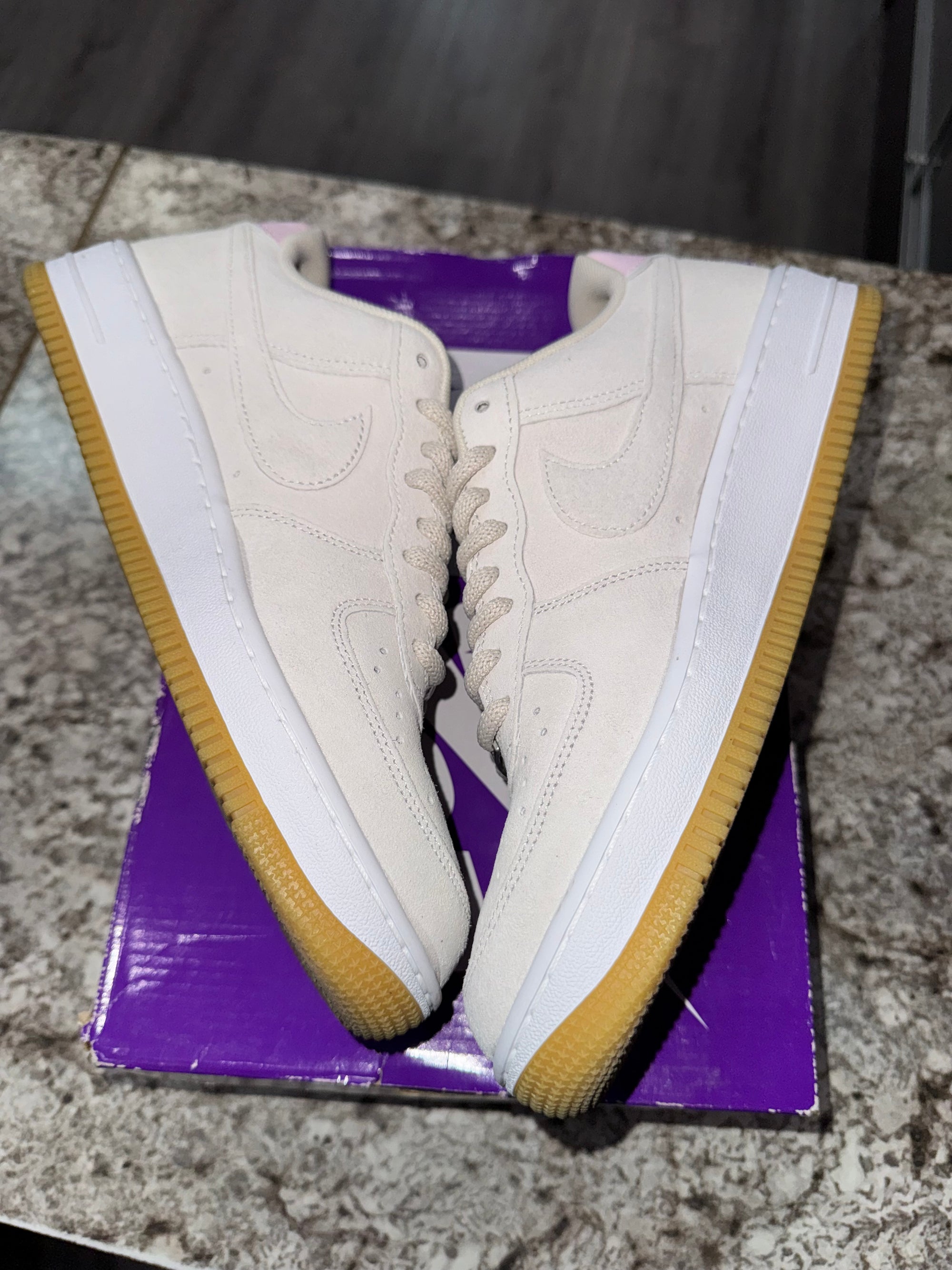 Nike Air Force 1 Low SB Light Orewood Brown Pink