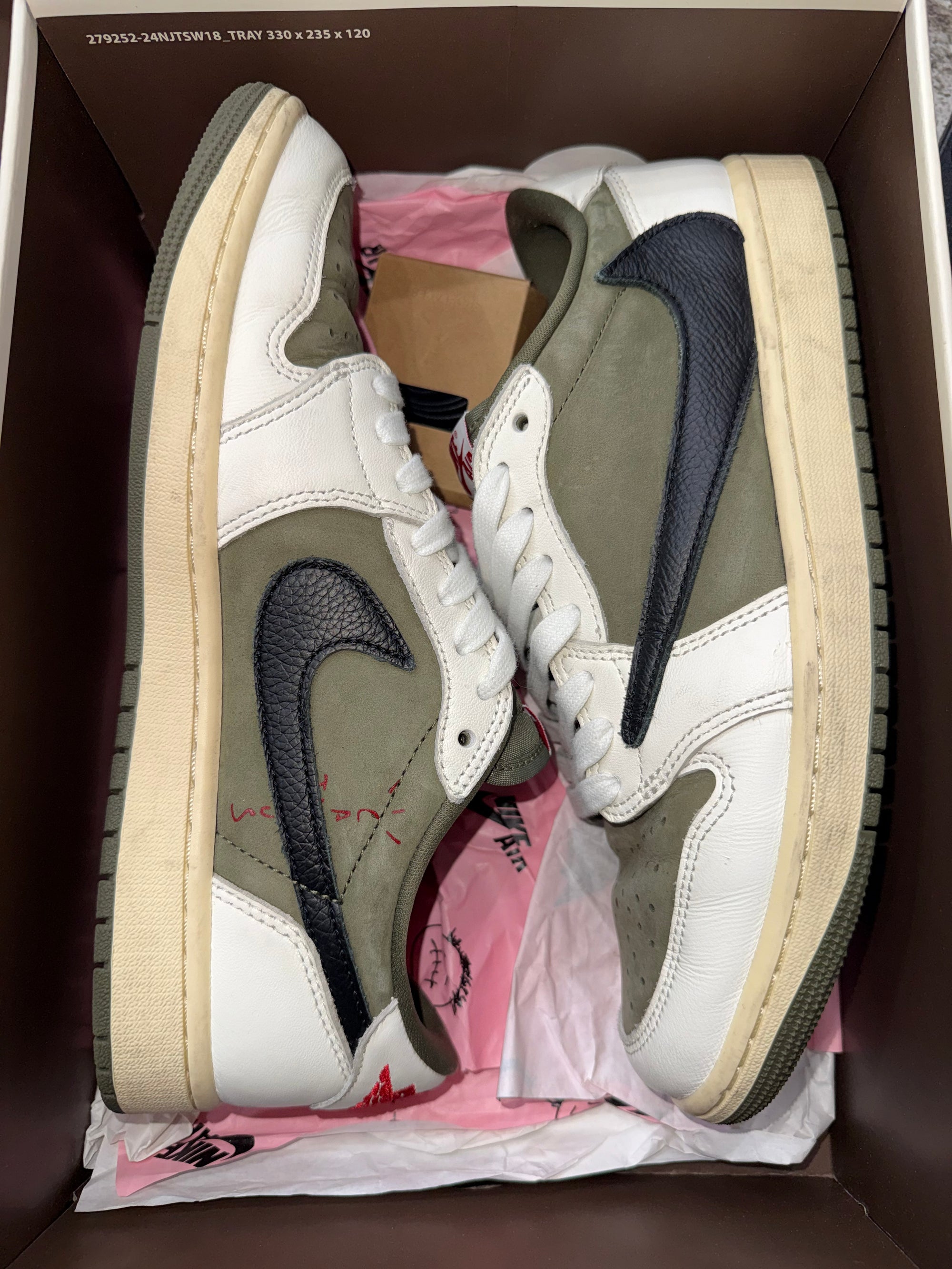 Jordan 1 Retro Low OG SP Travis Scott Medium Olive