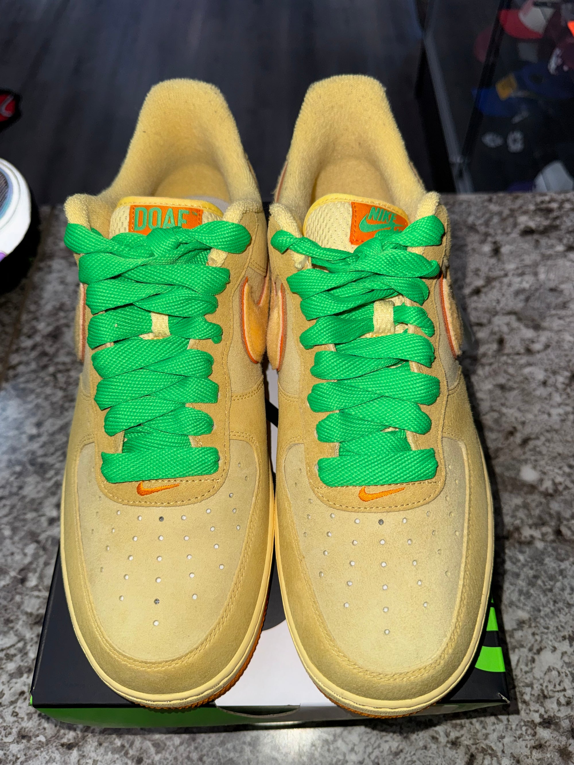 Nike Air Force 1 Low Ducks of a Feather University of Oregon Duck or Egg