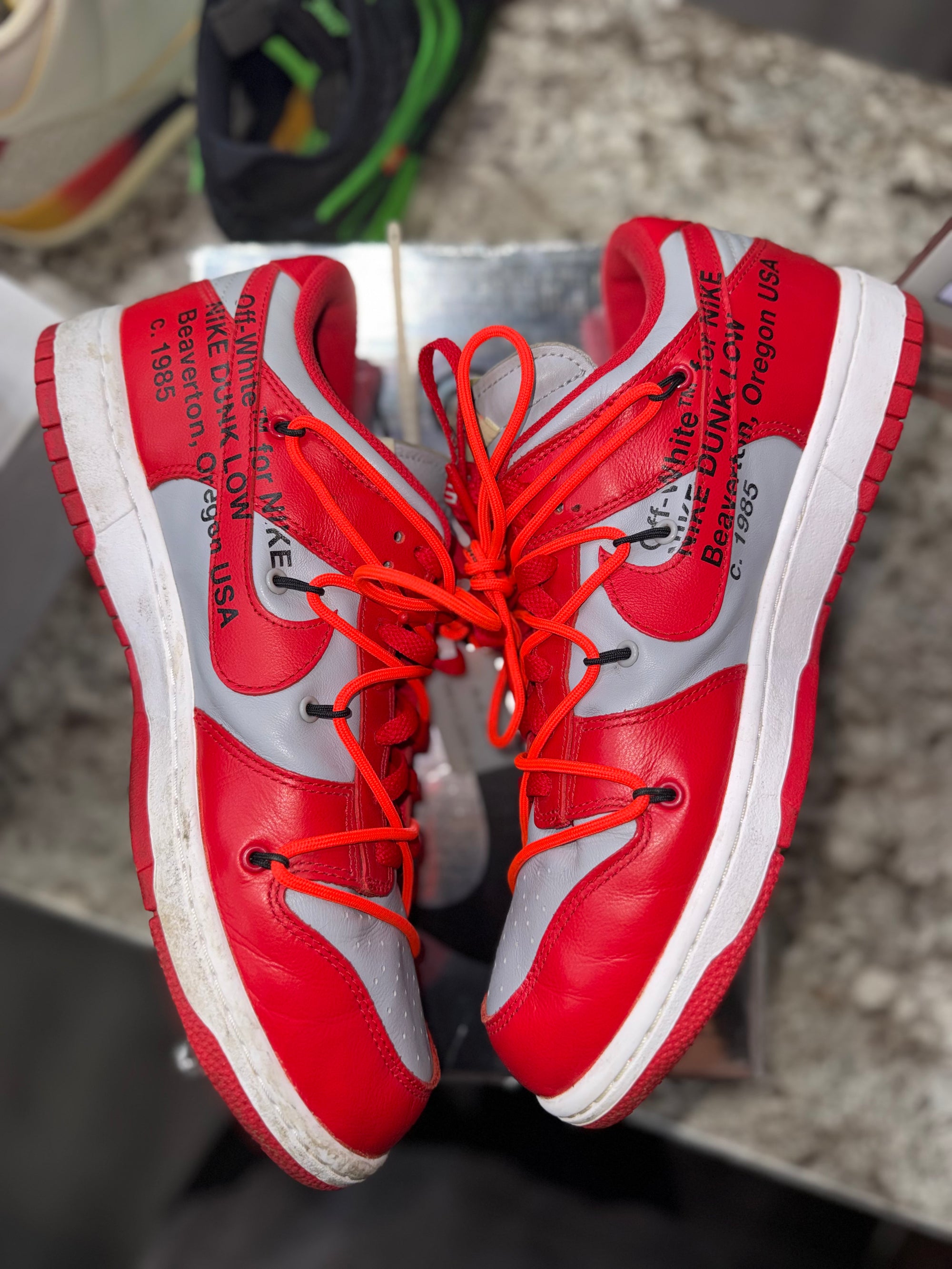 Nike Dunk Low Off-White University Red