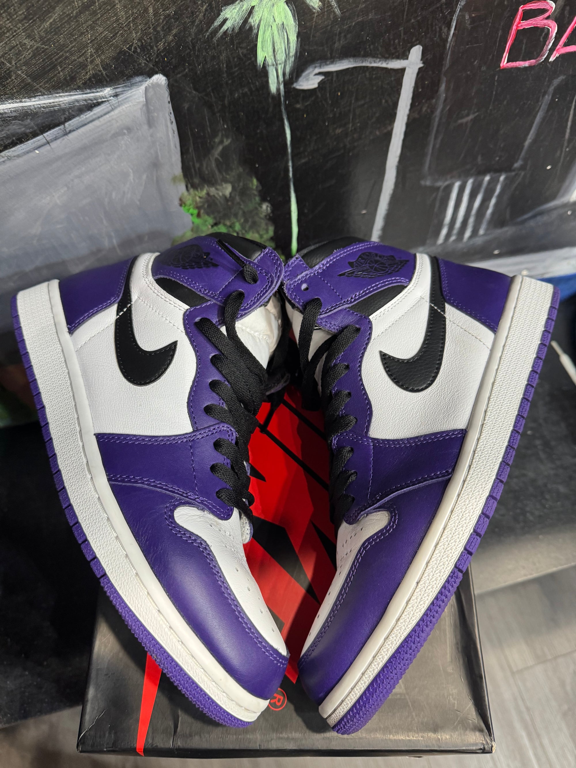 Jordan 1 Retro High Court Purple White