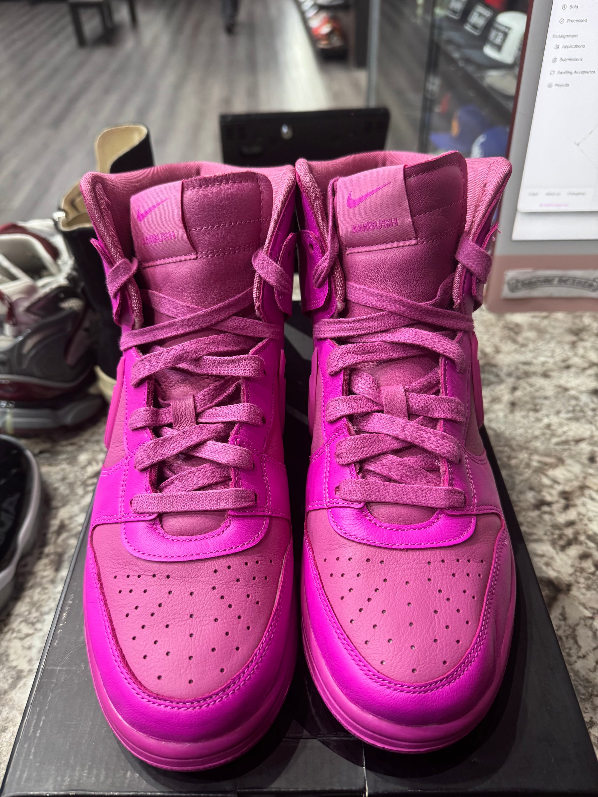 Nike Dunk High AMBUSH Active Fuchsia