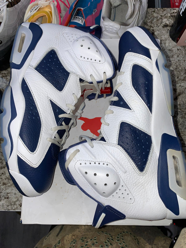 Jordan 6 Retro Olympic (2024) (DAMAGED BOX)