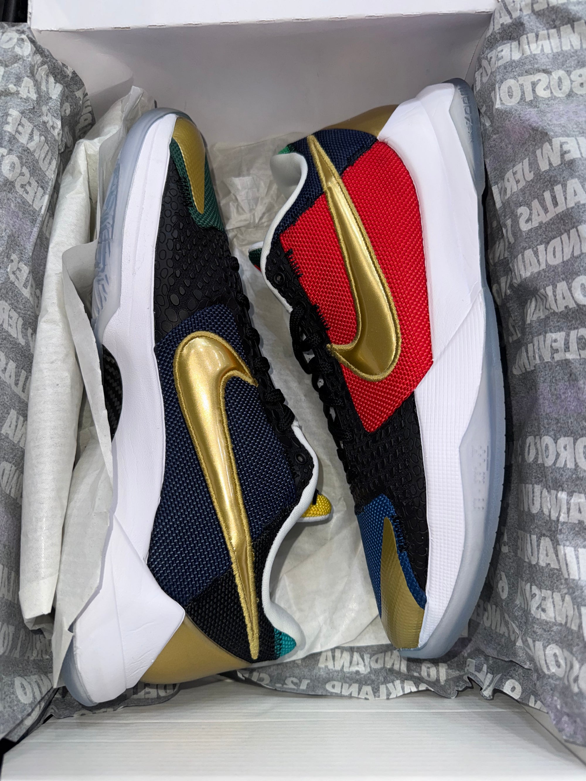 Nike Kobe 5 Protro Undefeated What If Pack (MULTICOLOR USED)(WHITE NEW)