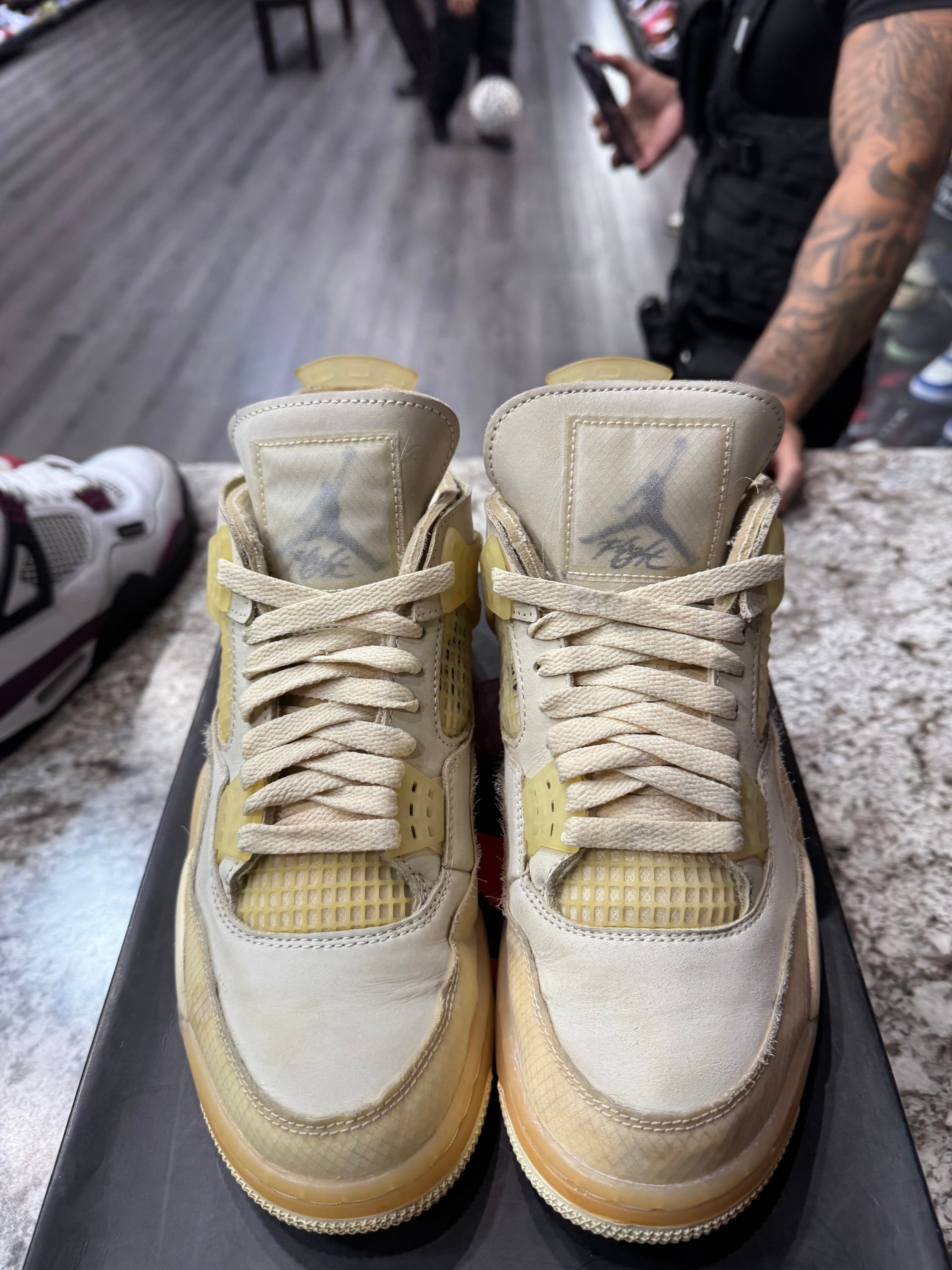 Jordan 4 Retro Off-White Sail (Women's)