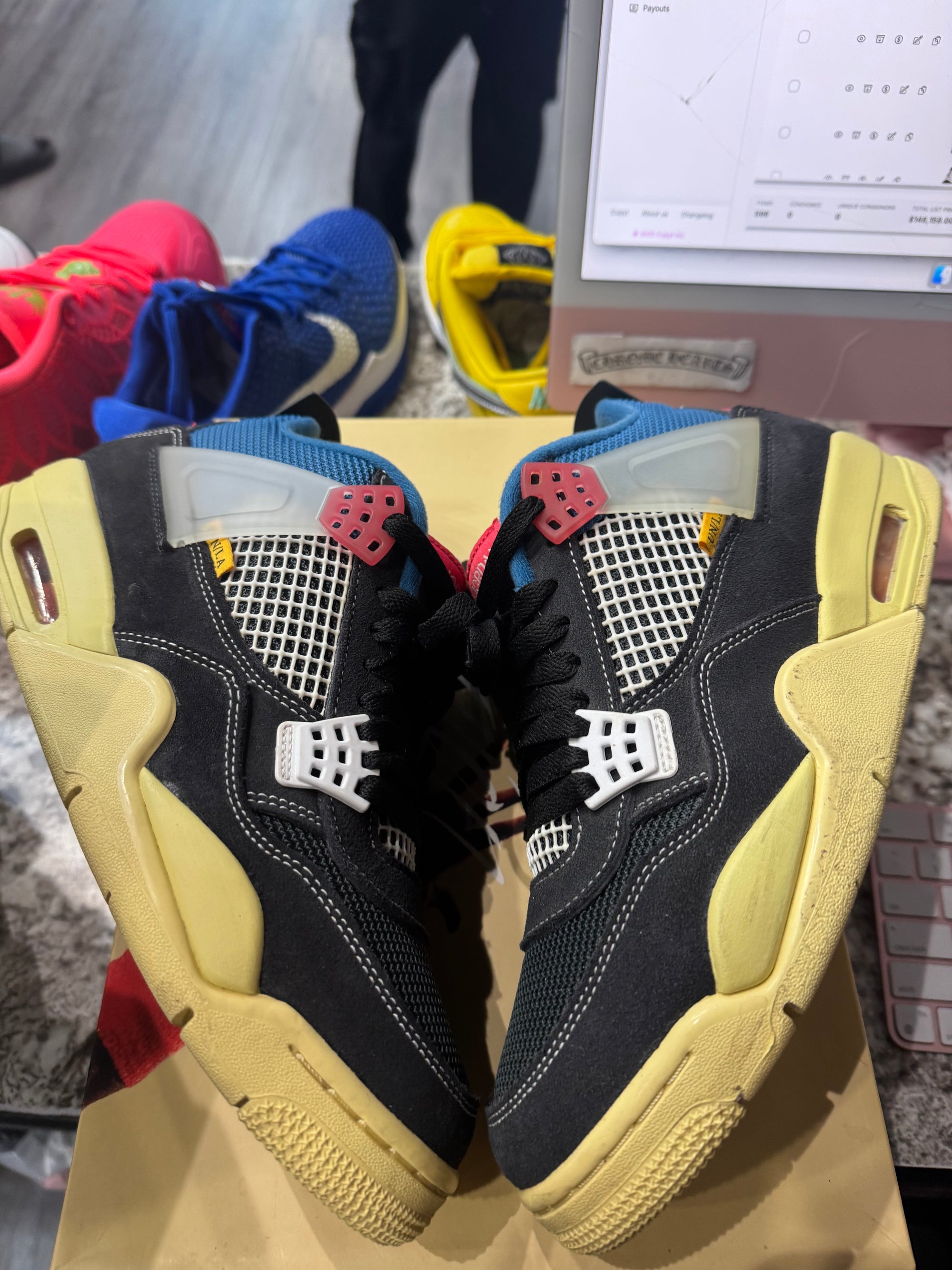 Jordan 4 Retro Union Off Noir