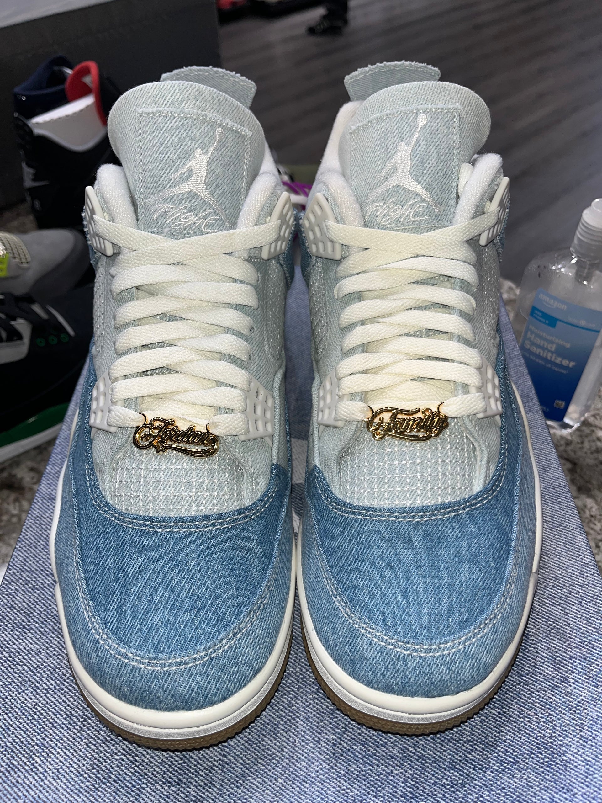 Jordan 4 Retro TEX Denim Worn Blue (Women's)