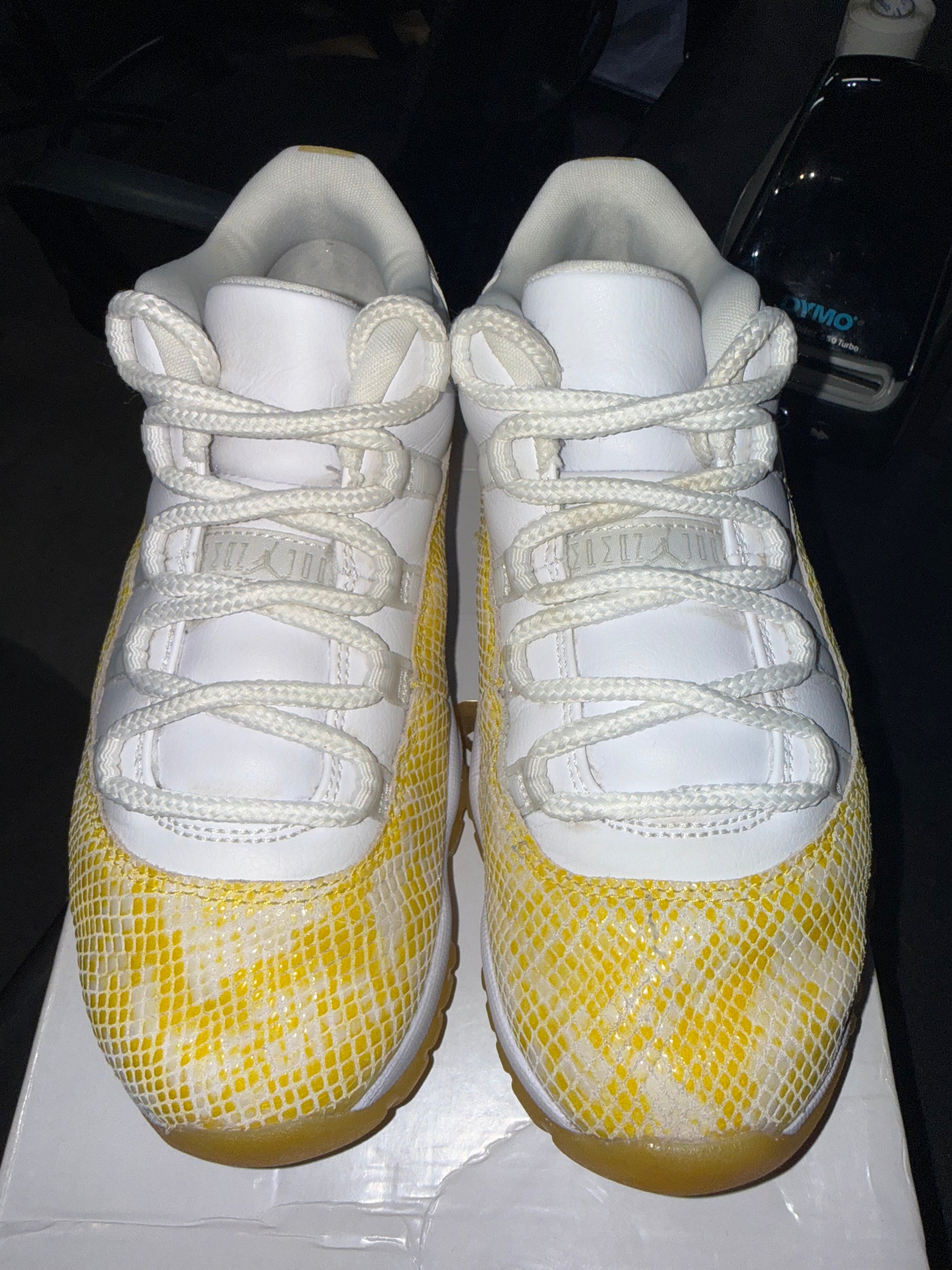 Jordan 11 Retro Low Yellow Snakeskin (Women's)