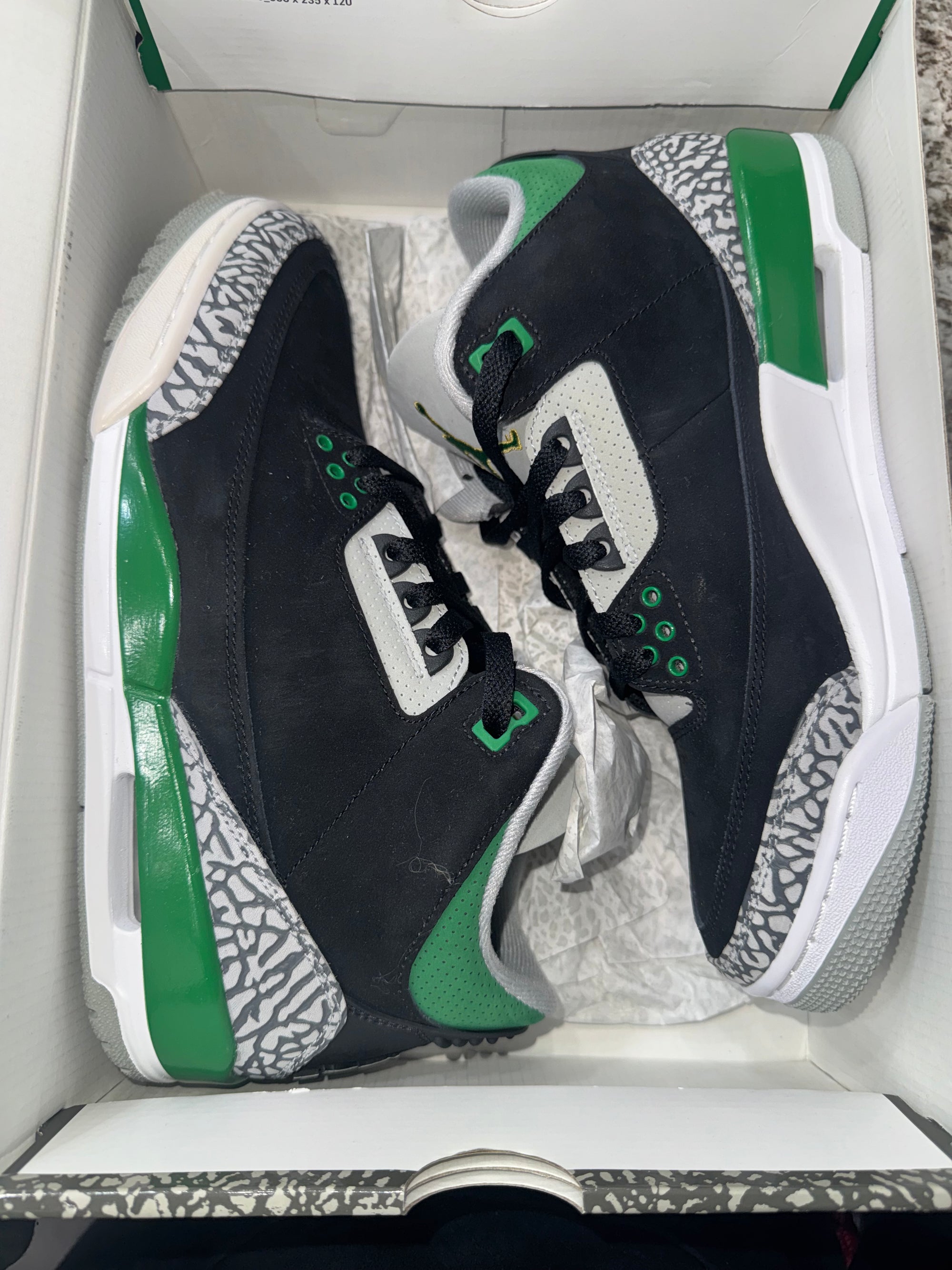 Jordan 3 Retro Pine Green (DAMAGED BOX)