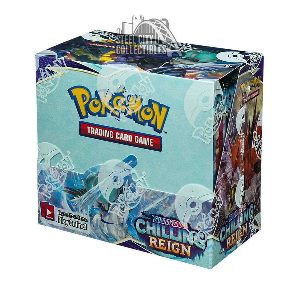 2021 Pokemon Sword & Shield Chilling Reign Booster Box