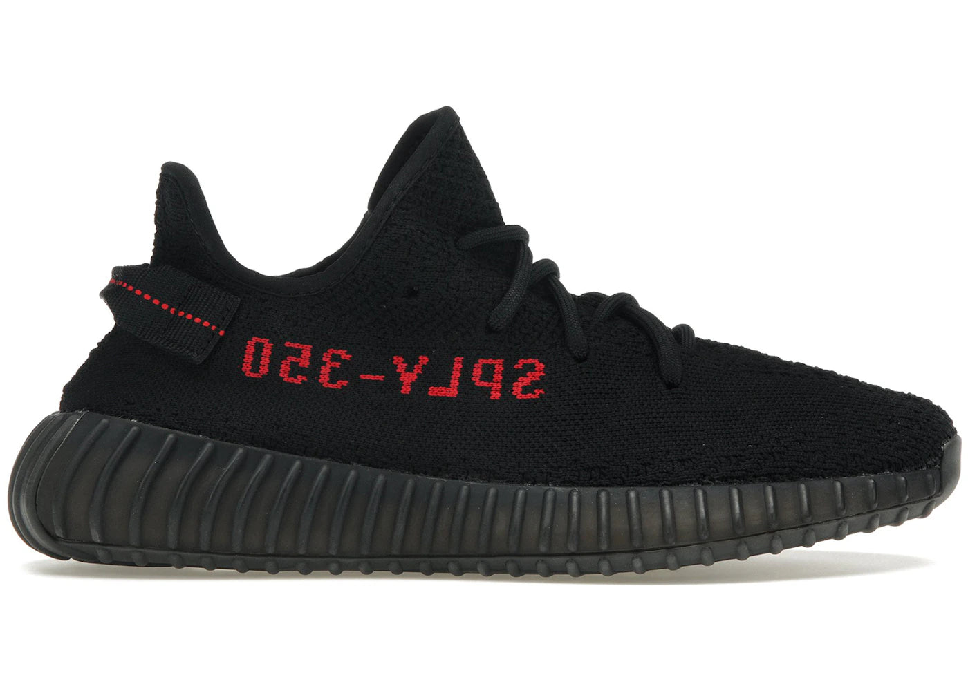 adidas Yeezy Boost 350 V2 Black Red (DAMAGED BOX)