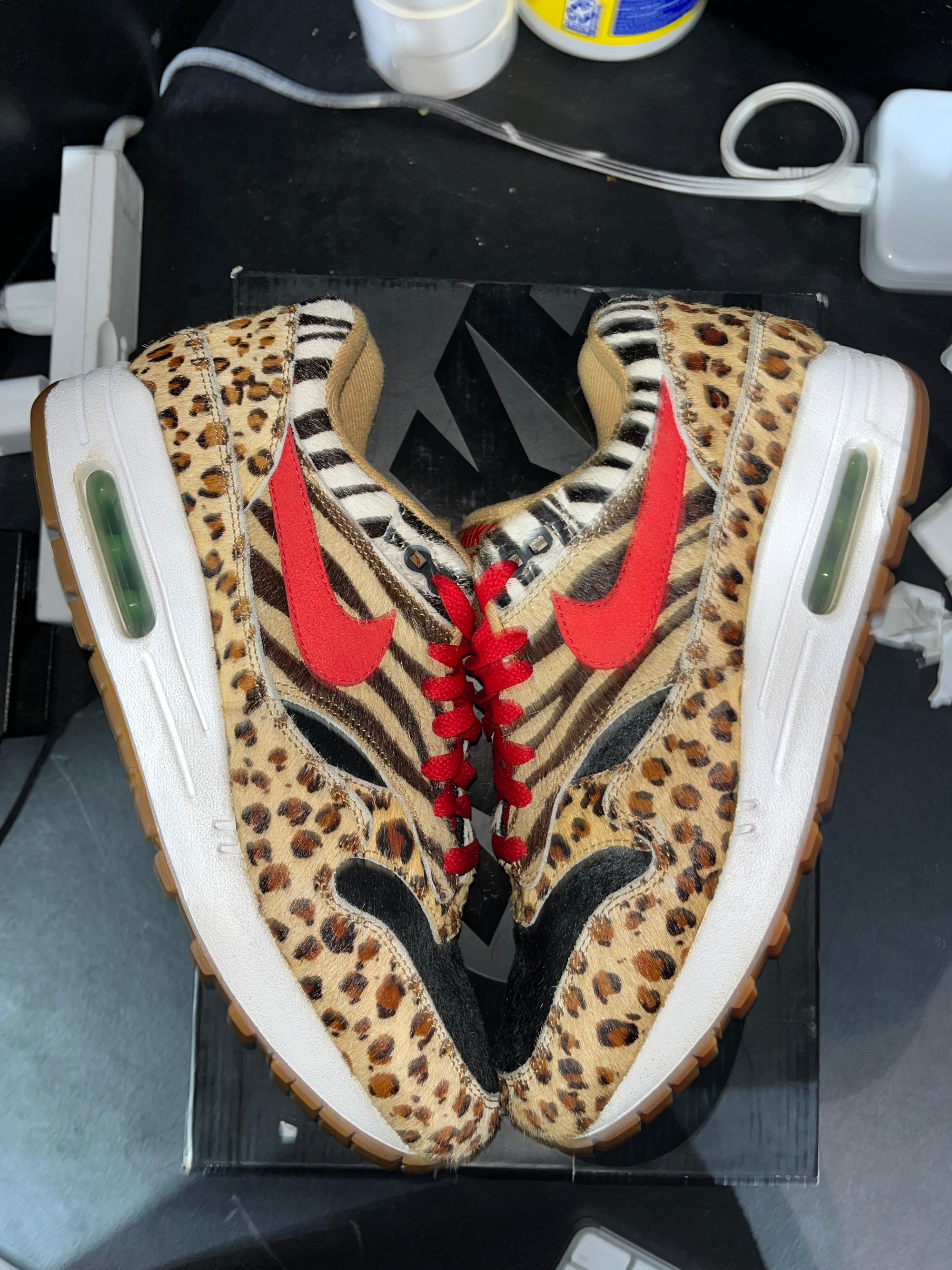 Nike Air Max 1 atmos Animal Pack 2.0 (All Black Box) (2018)